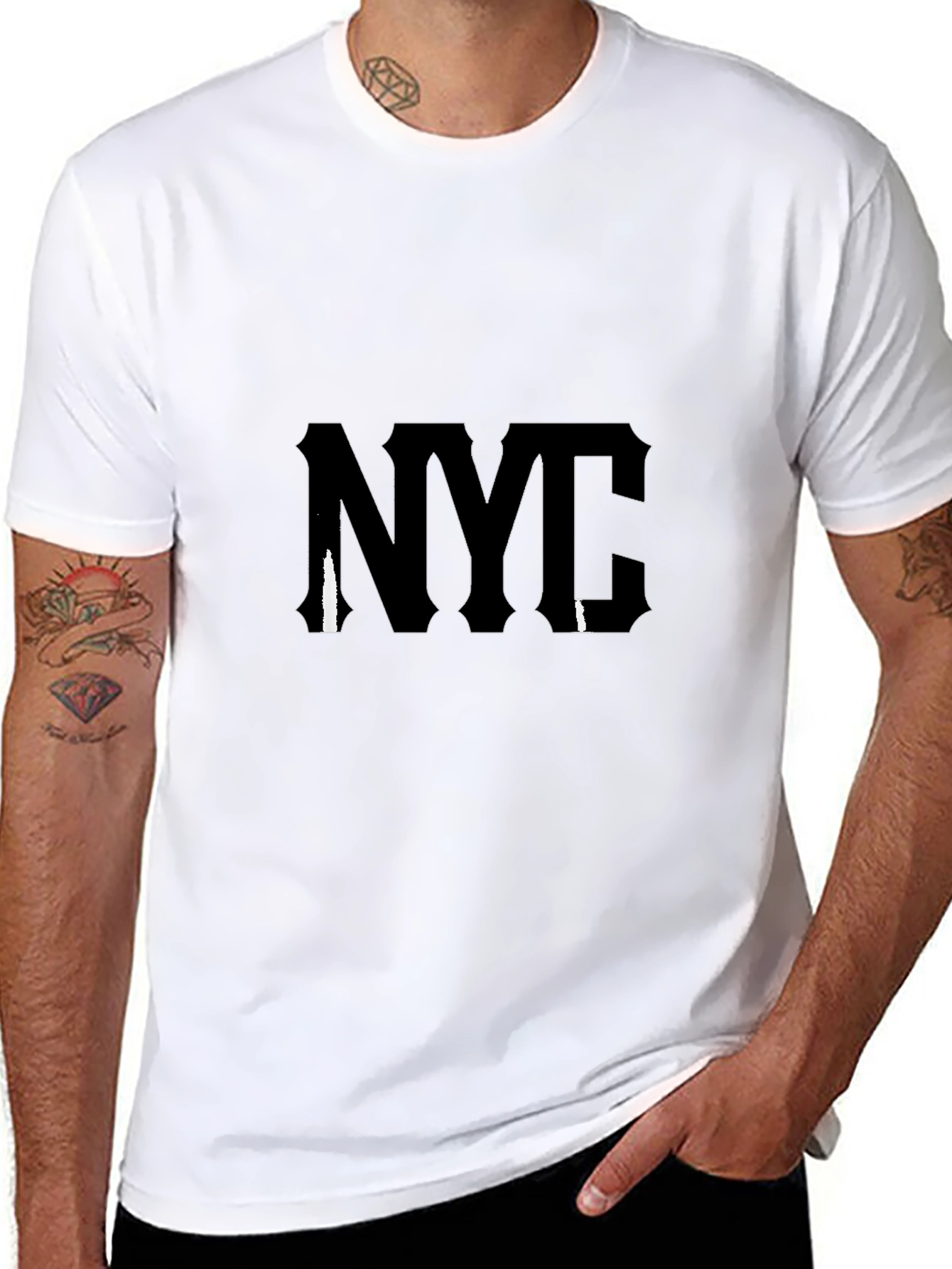 NYC Graphic Tee - Classic Black T-Shirt
