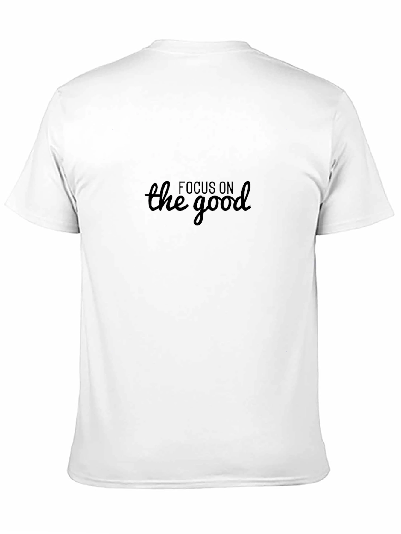 Focus On The Good Graphic Tee - Black