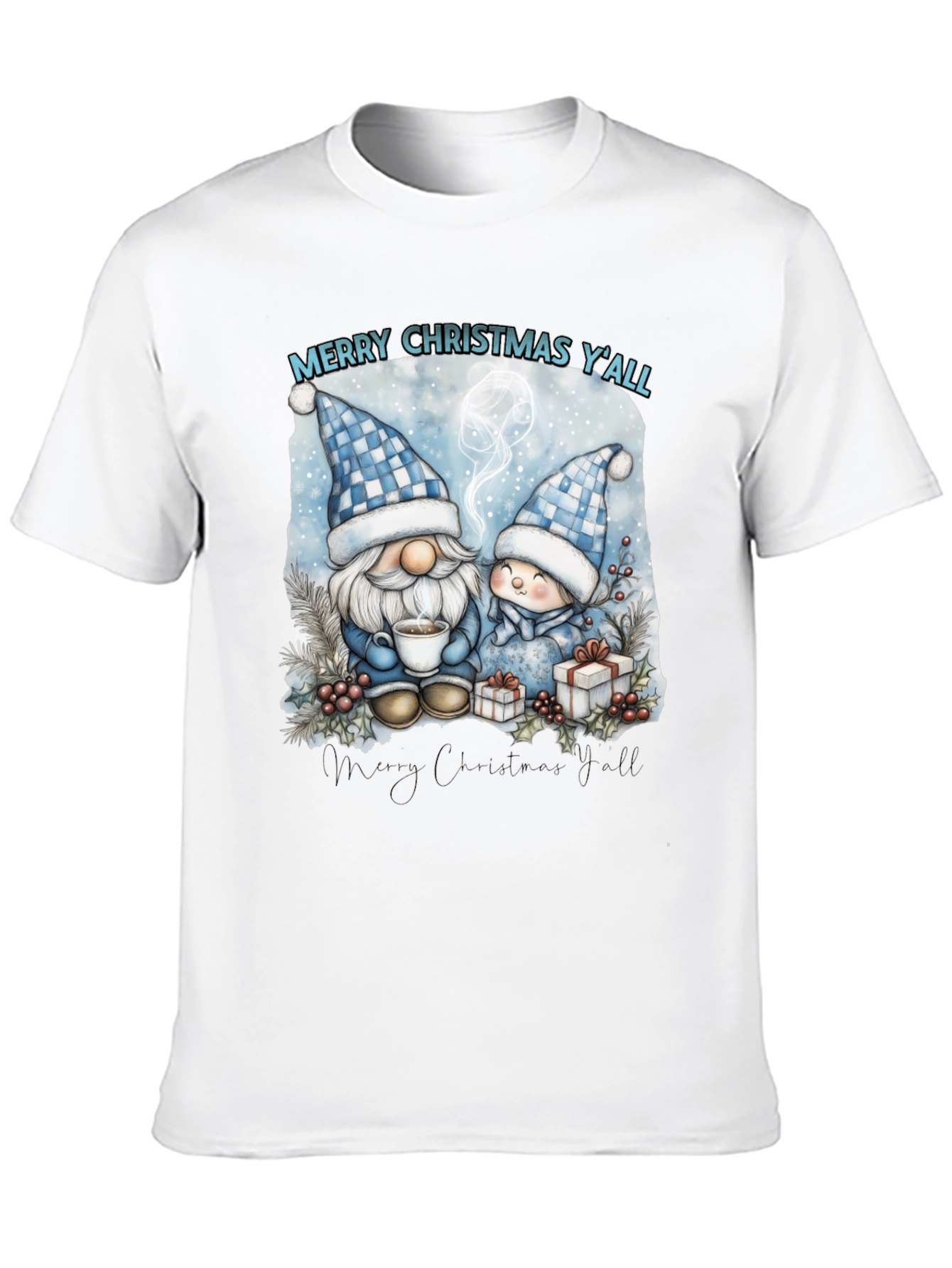 Merry Christmas Yall Gnome T-Shirt