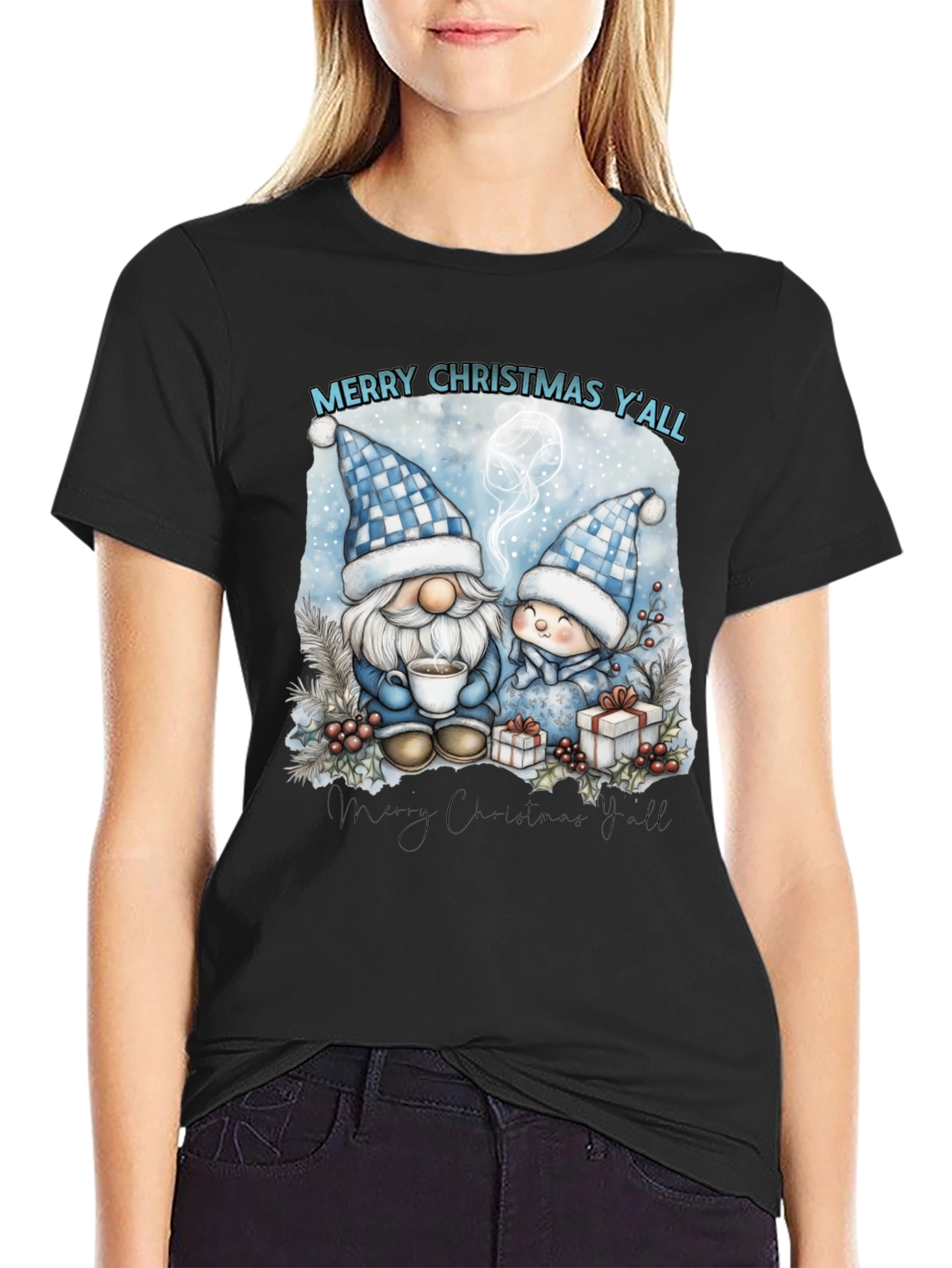 Merry Christmas Yall Gnome T-Shirt