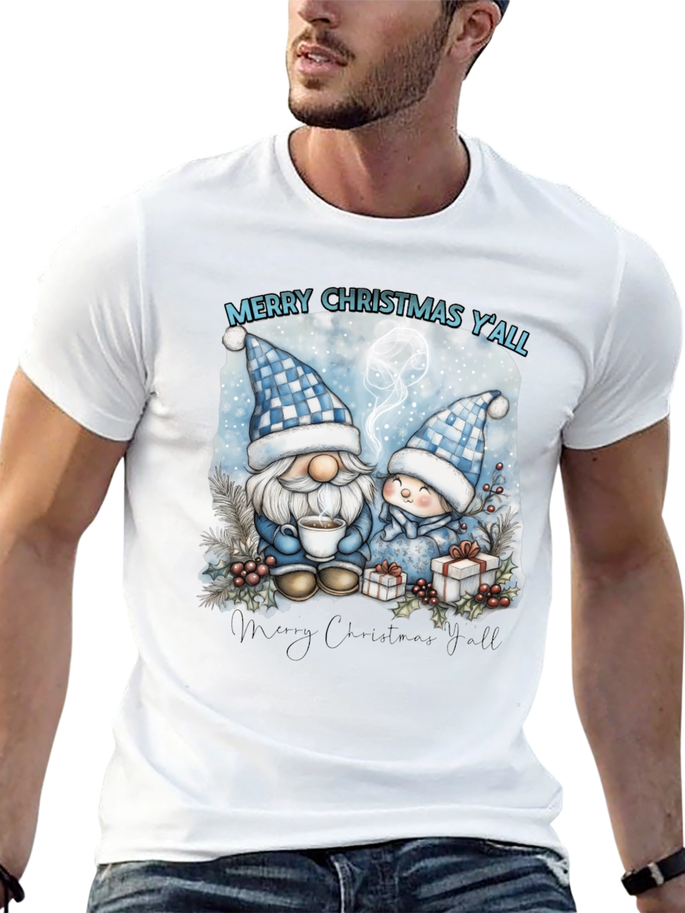 Merry Christmas Yall Gnome T-Shirt