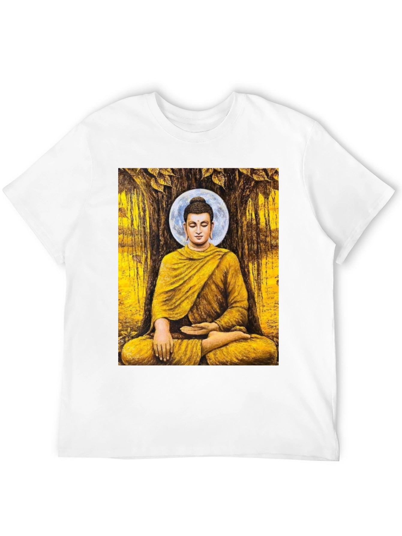 Buddha Graphic Tee - Meditating Enlightenment T-Shirt