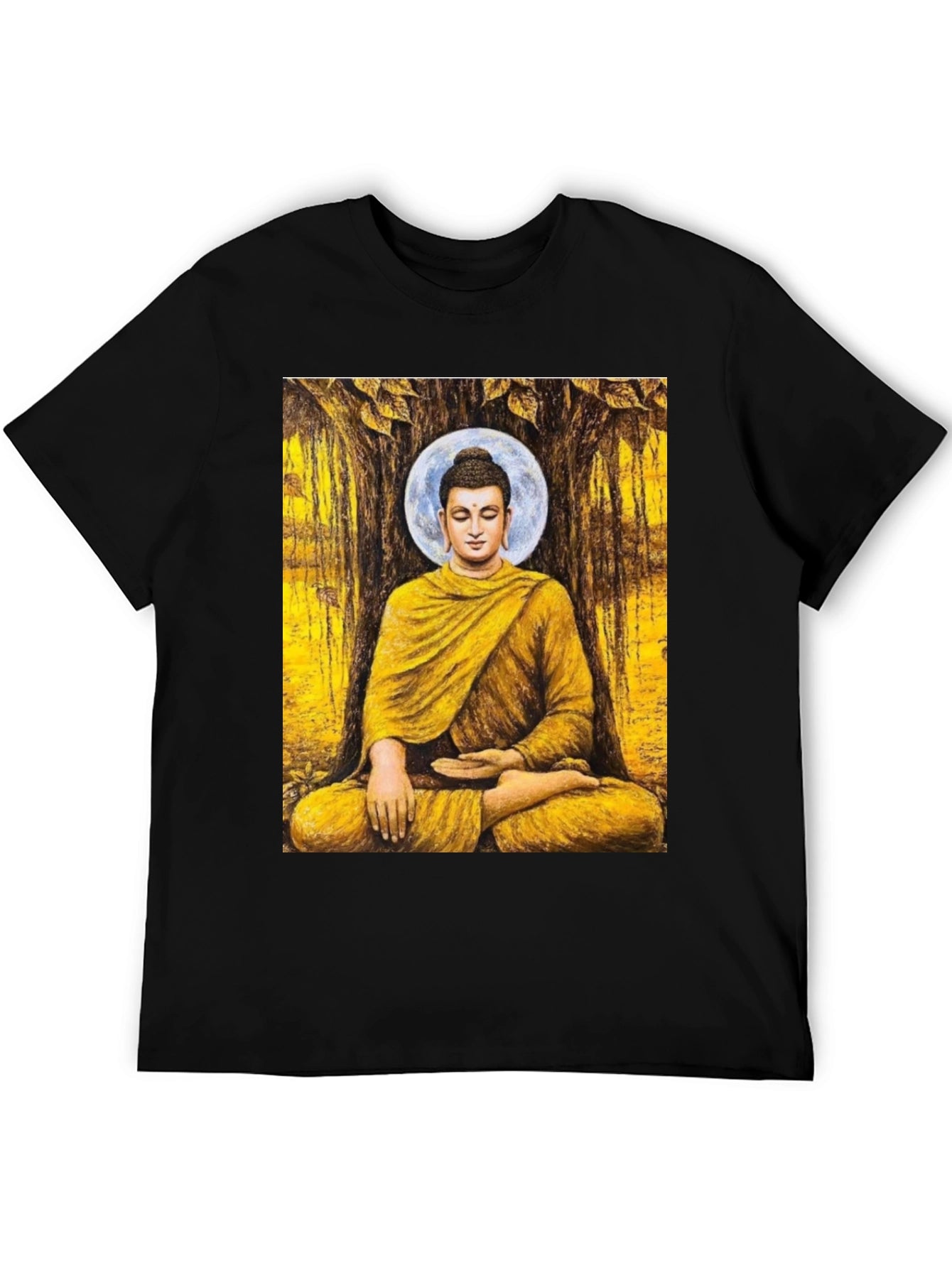 Buddha Graphic Tee - Meditating Enlightenment T-Shirt