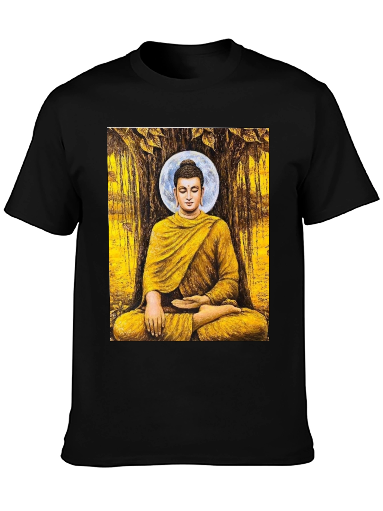 Buddha Graphic Tee - Meditating Enlightenment T-Shirt