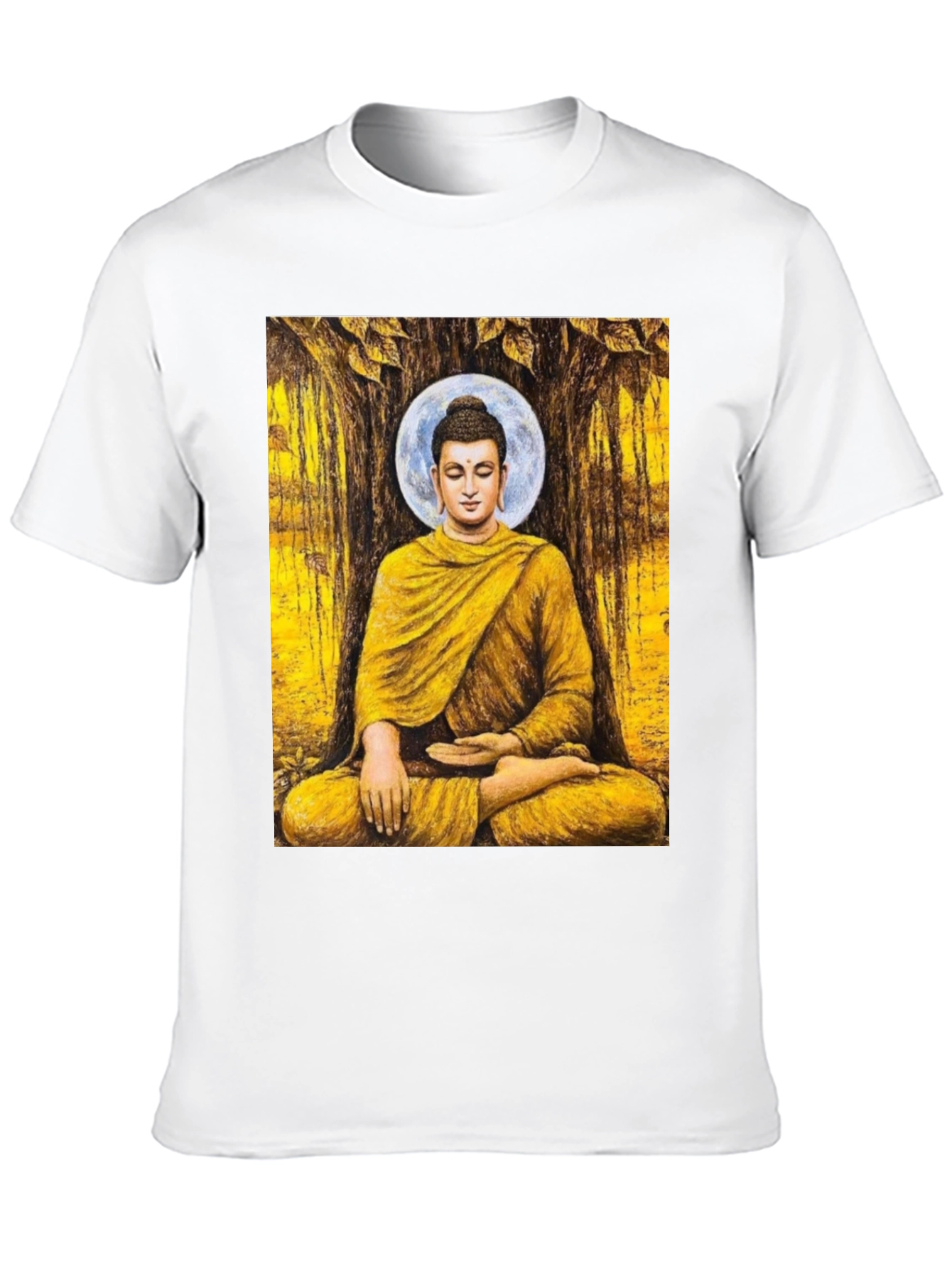 Buddha Graphic Tee - Meditating Enlightenment T-Shirt