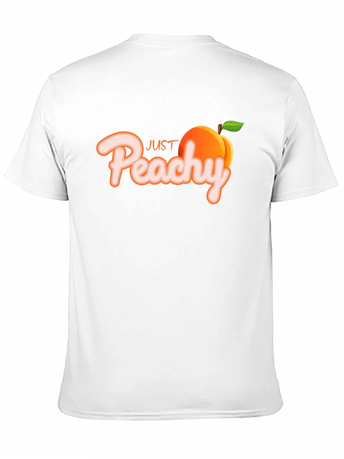 Just Peachy Black T-Shirt - Casual Style