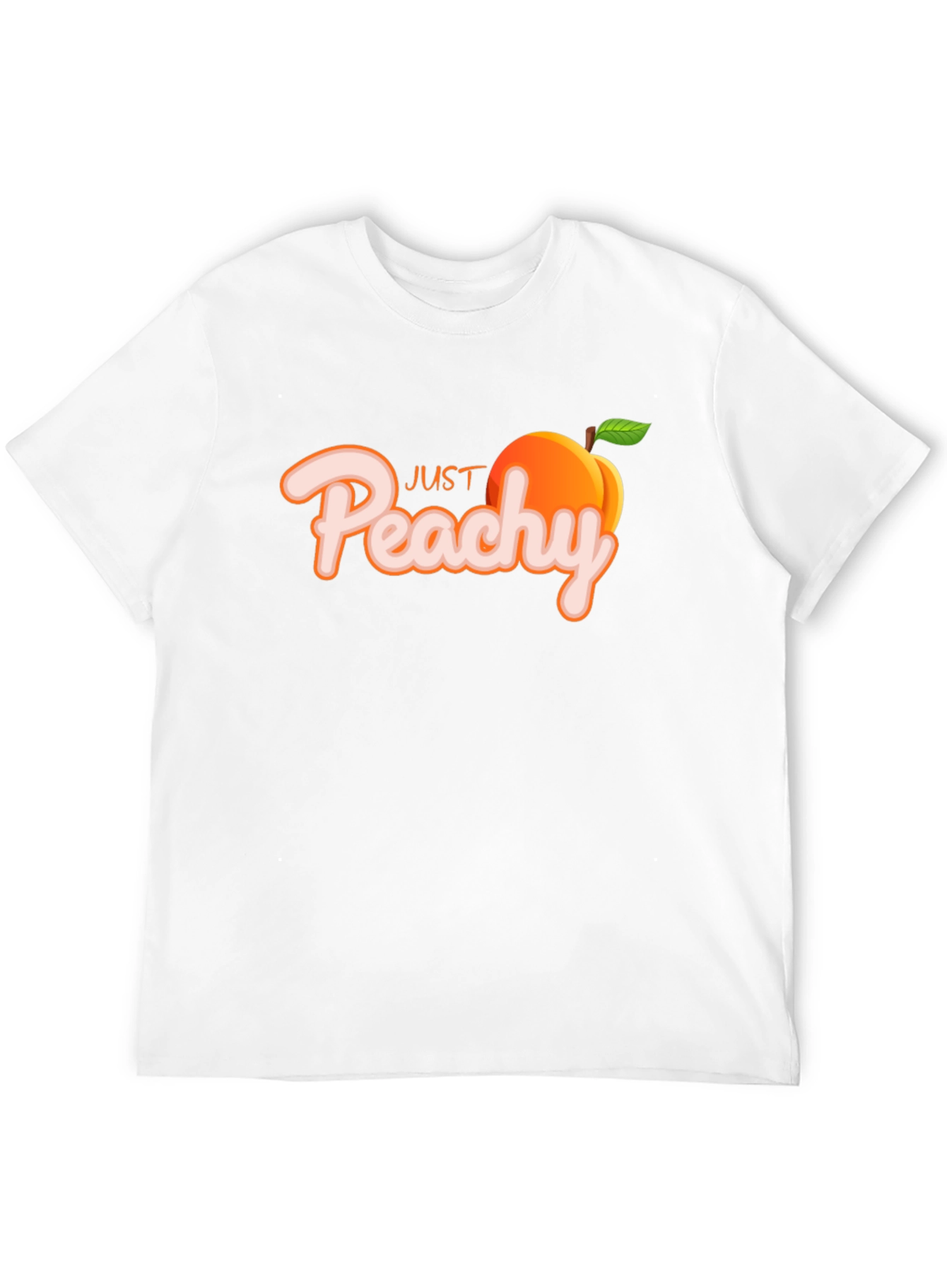 Just Peachy Black T-Shirt - Casual Style
