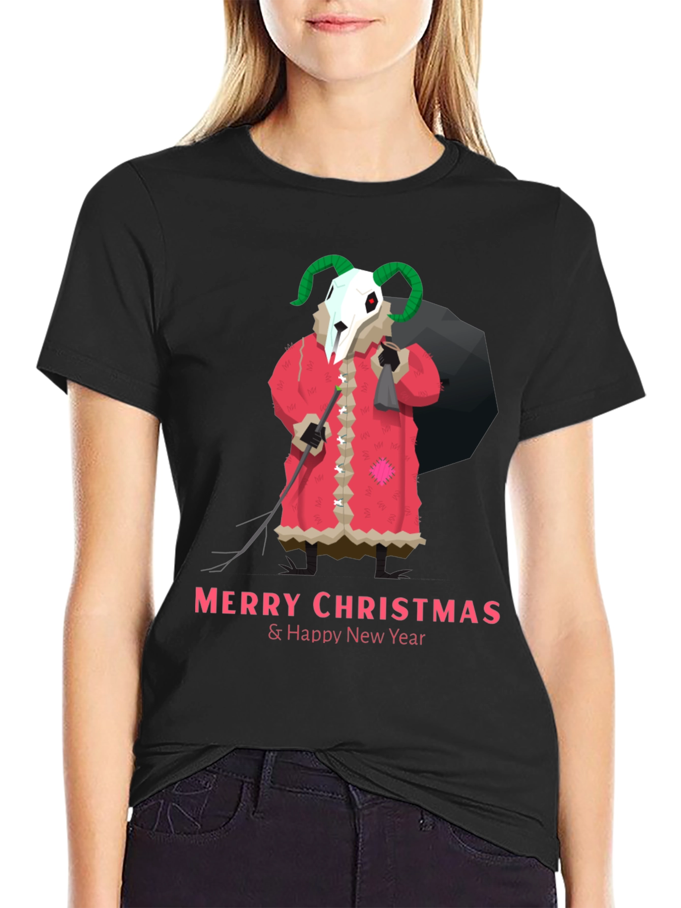 Krampus Christmas T-Shirt: Merry & Twisted Holiday Style!