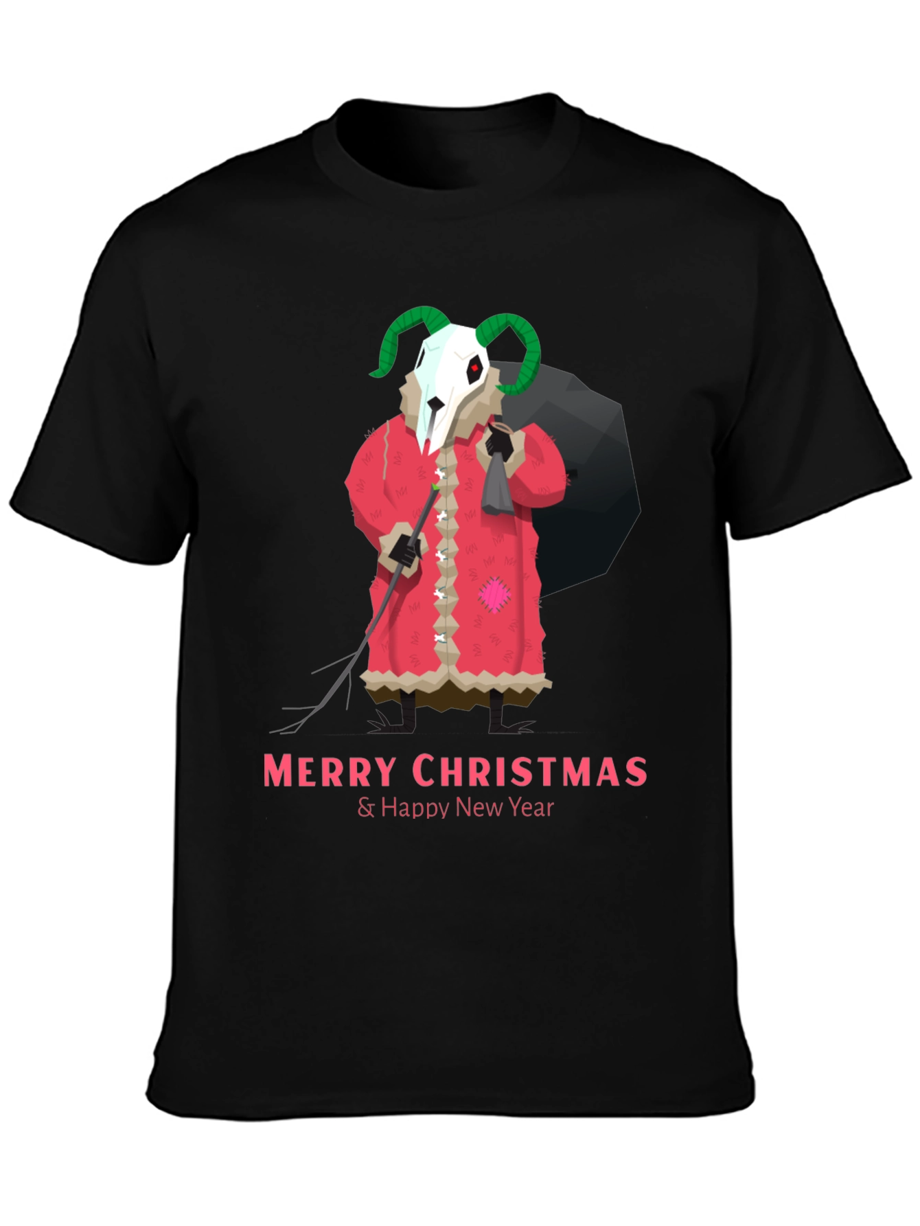 Krampus Christmas T-Shirt: Merry & Twisted Holiday Style!