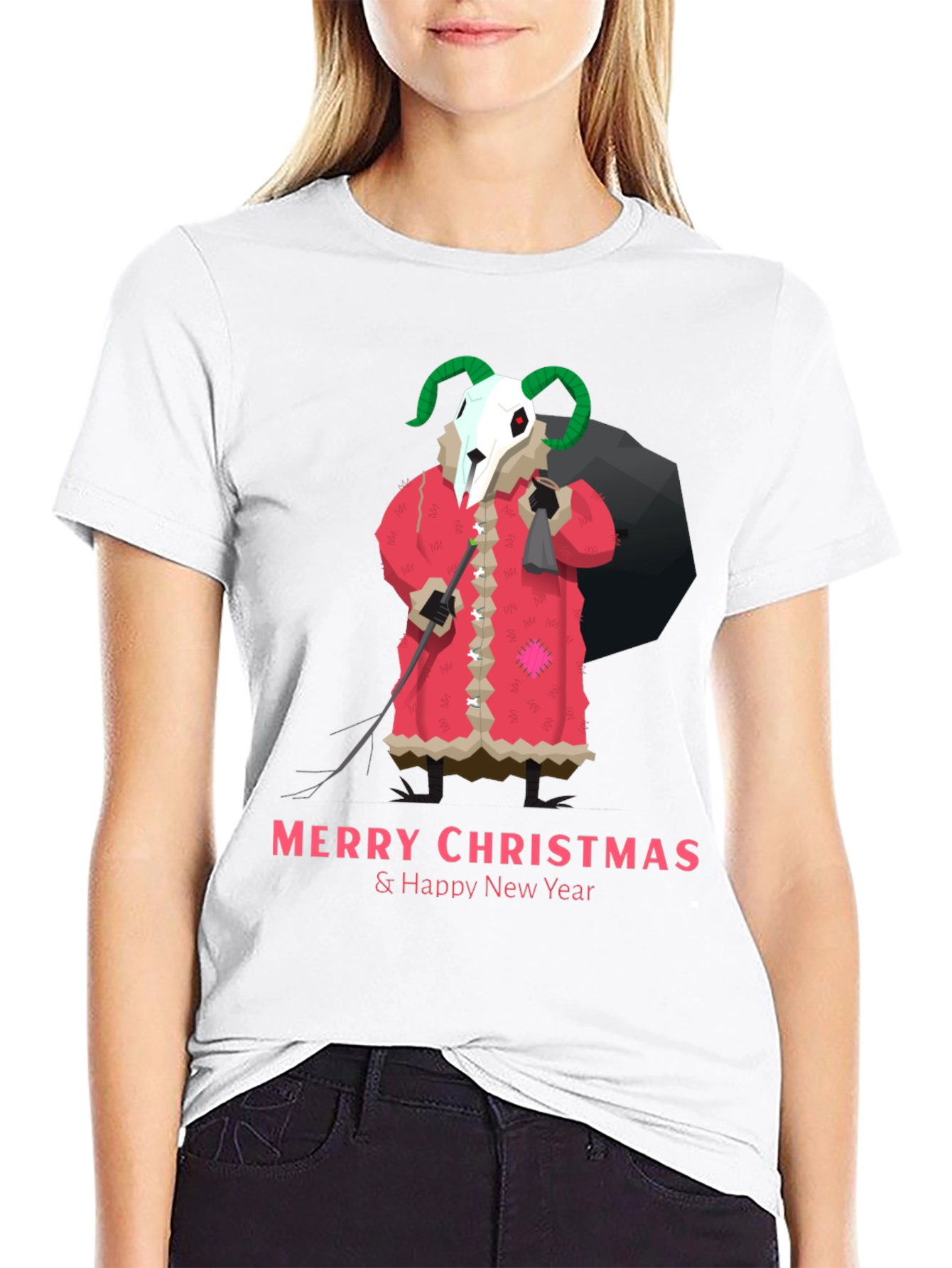 Krampus Christmas T-Shirt: Merry & Twisted Holiday Style!