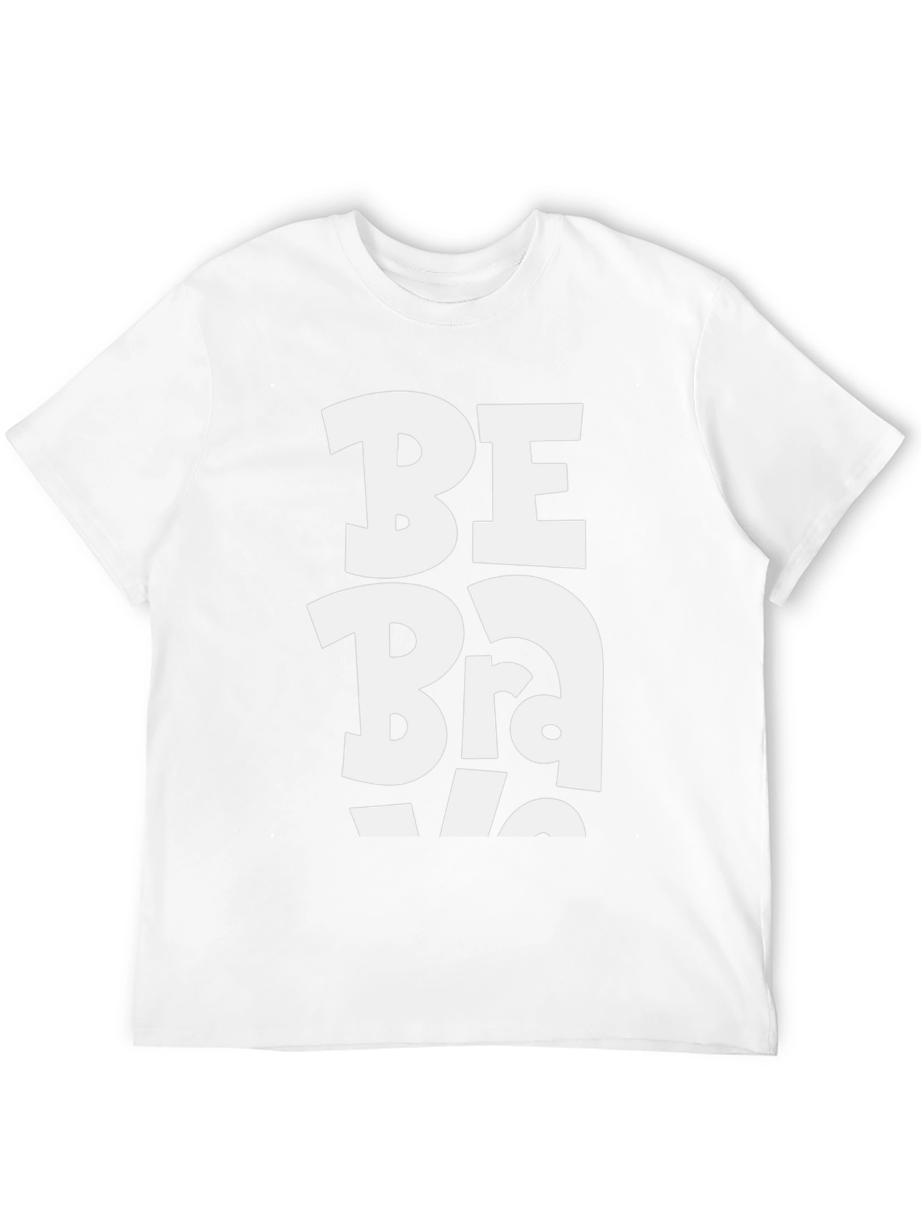 Be Brave T-Shirt - Black Graphic Tee