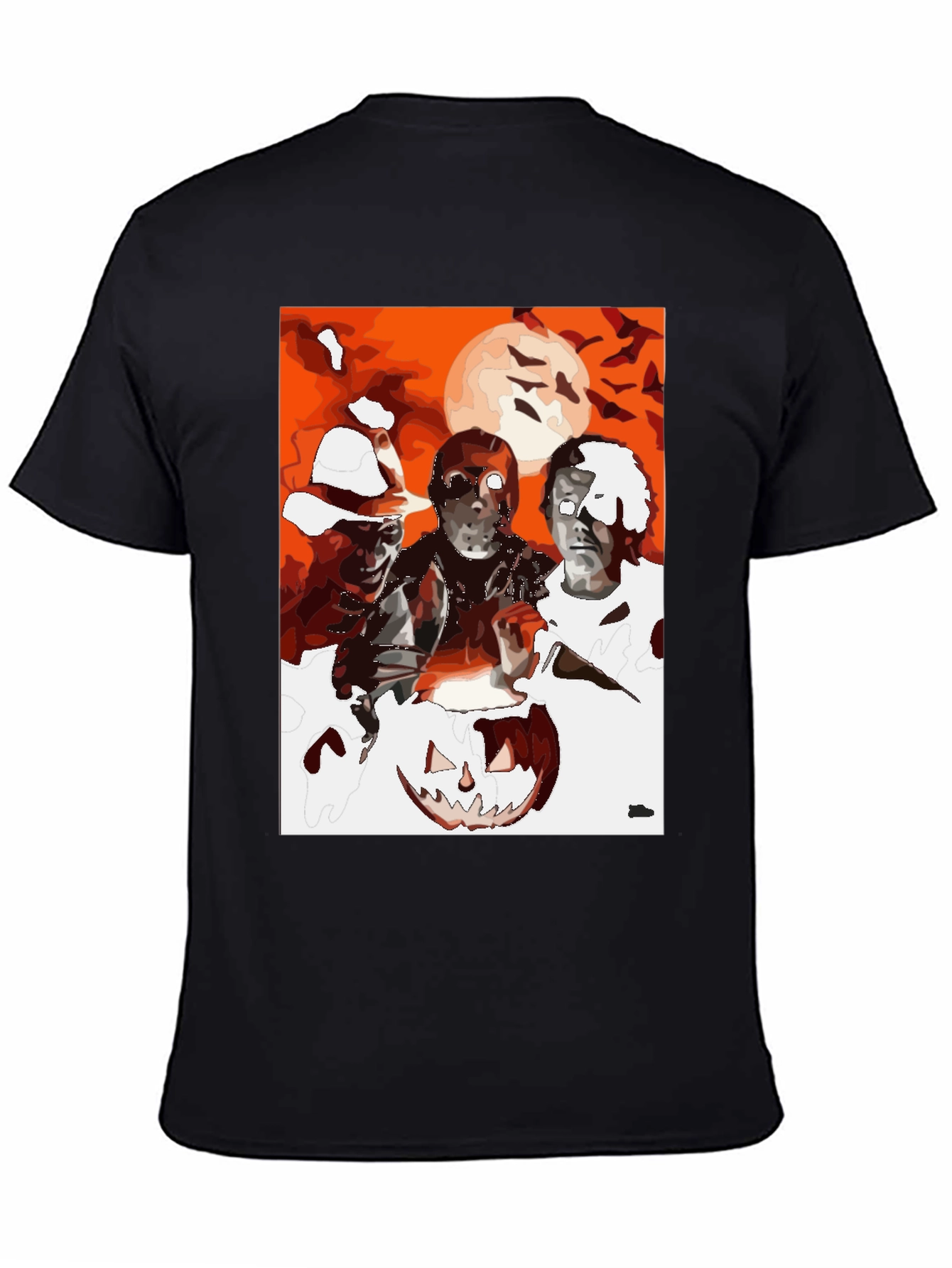 Halloween Horror Movie T-Shirt - Scary Pumpkins