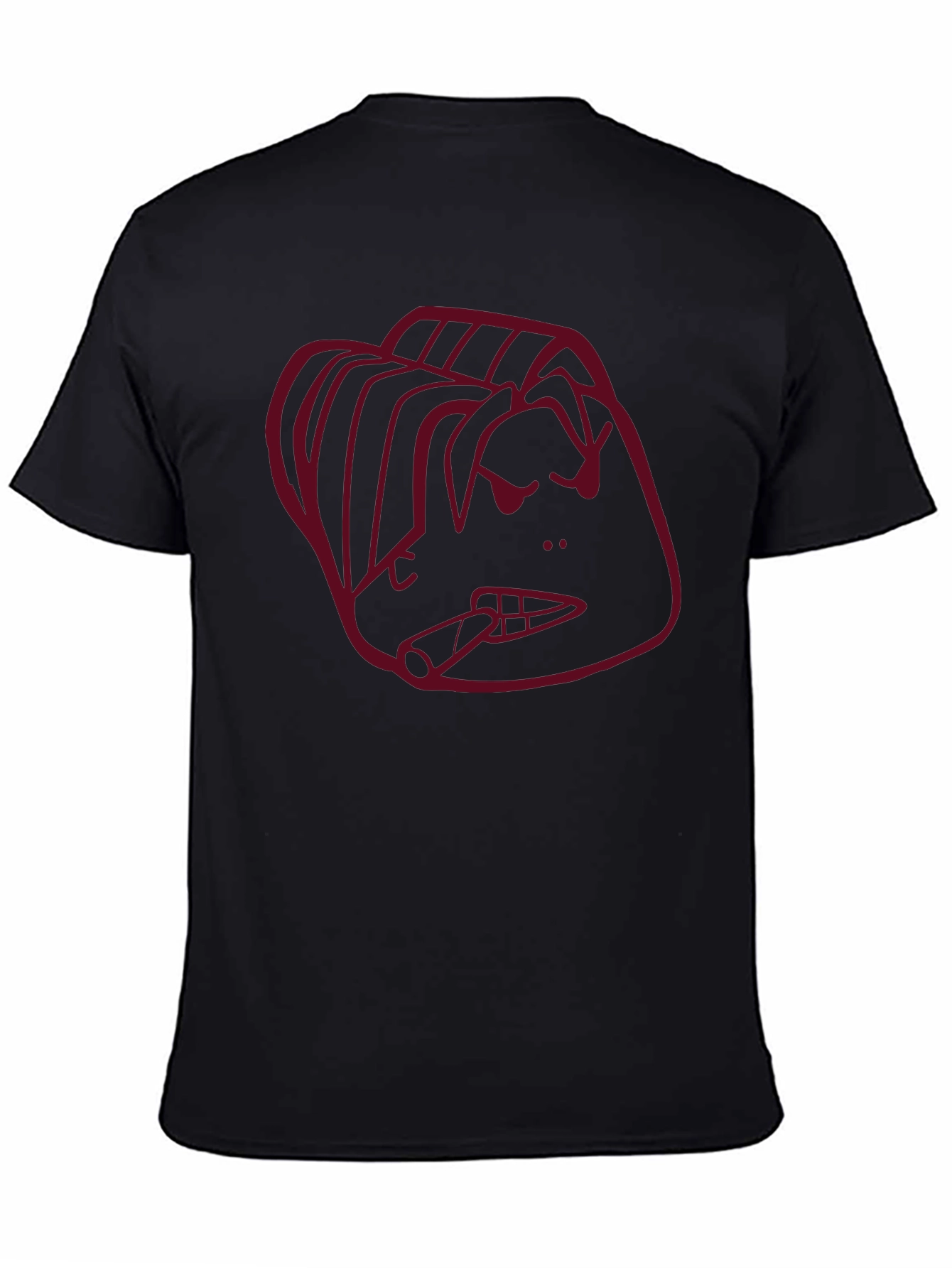 Graphic Print T-Shirt - Black