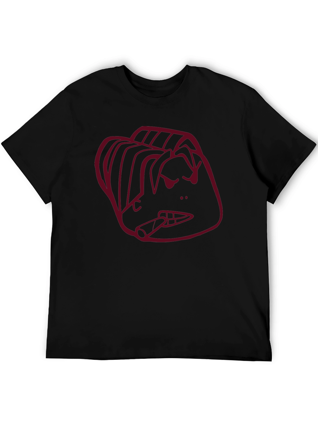 Graphic Print T-Shirt - Black