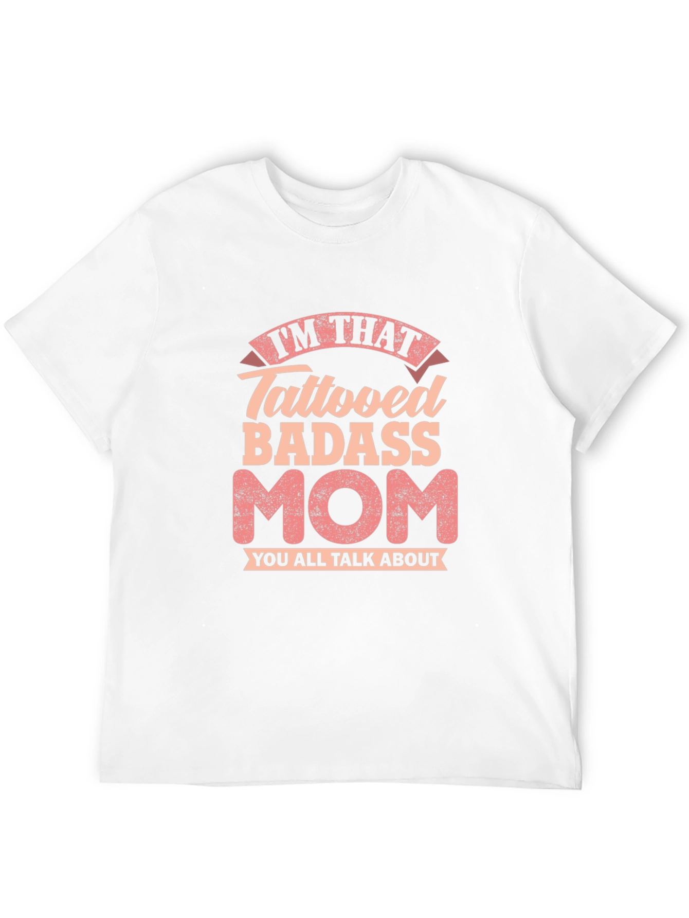 Tattooed Badass Mom Graphic Tee - Black