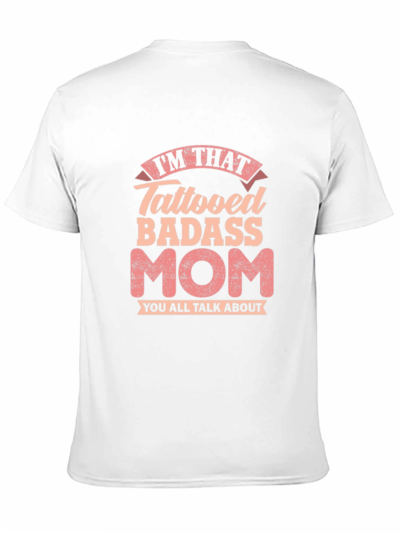 Tattooed Badass Mom Graphic Tee - Black