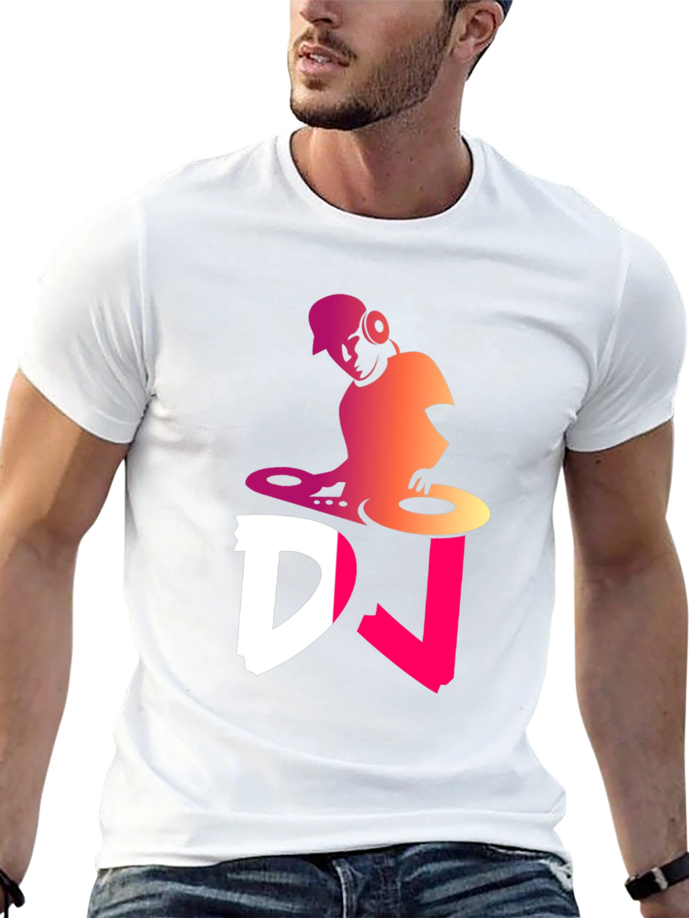 DJ Graphic Tee - Cool Music Lover Shirt