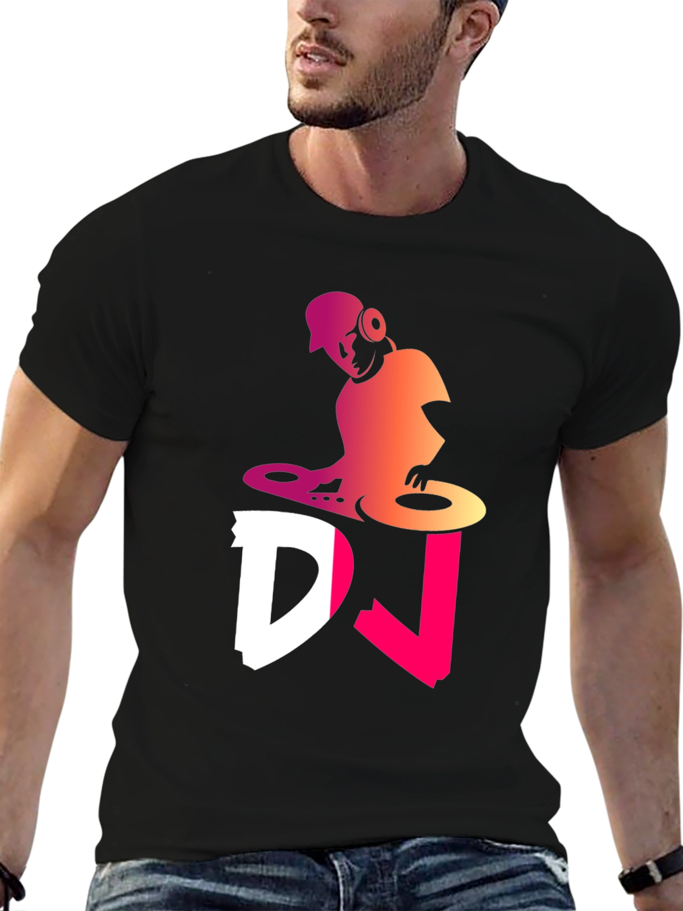 DJ Graphic Tee - Cool Music Lover Shirt