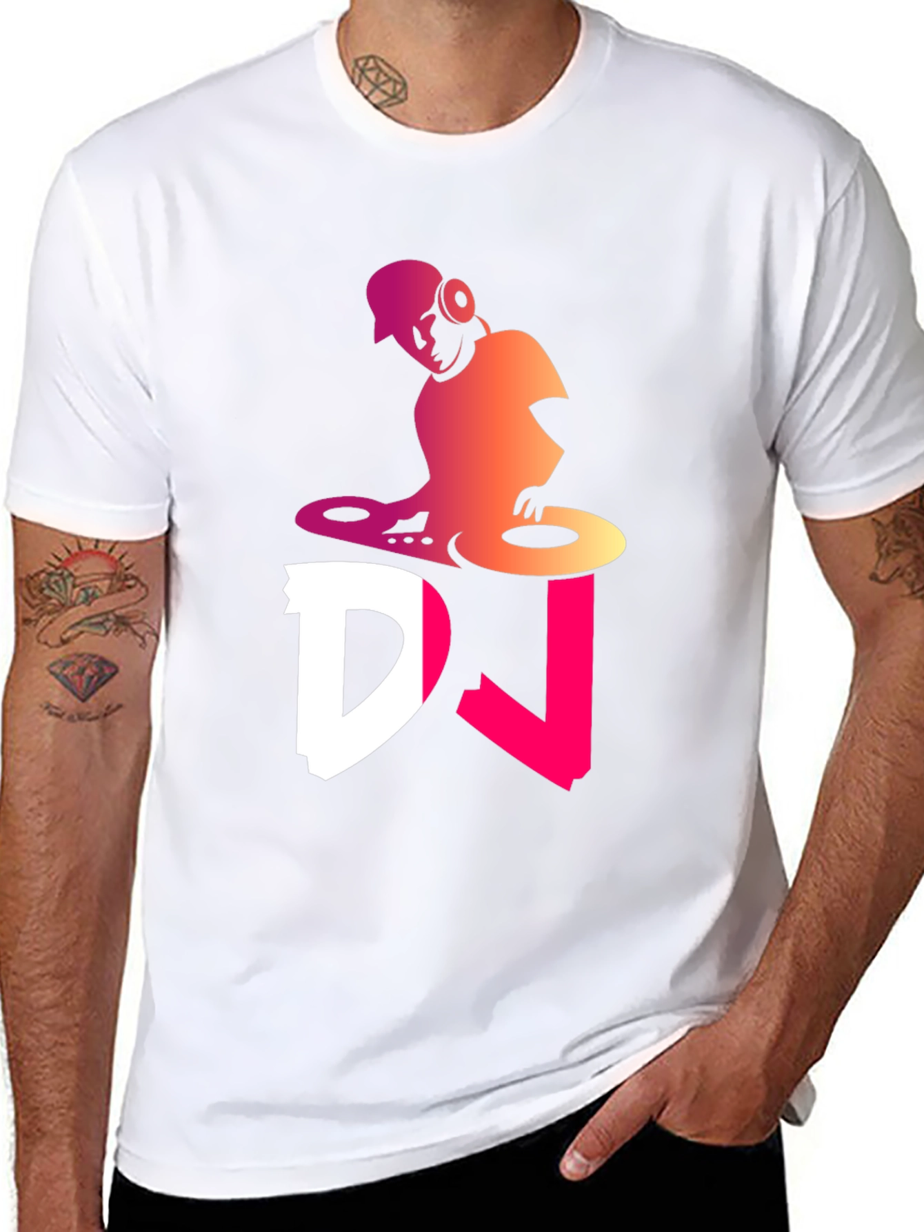 DJ Graphic Tee - Cool Music Lover Shirt