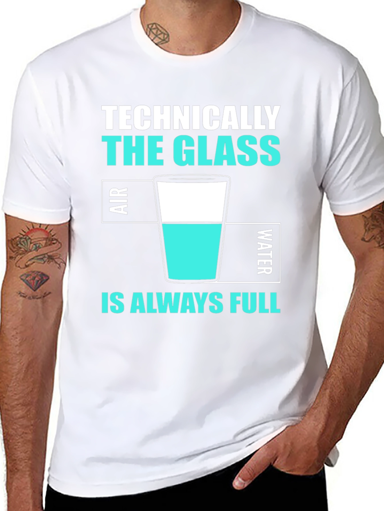 Technically The Glass Is Always Full T-Shirt