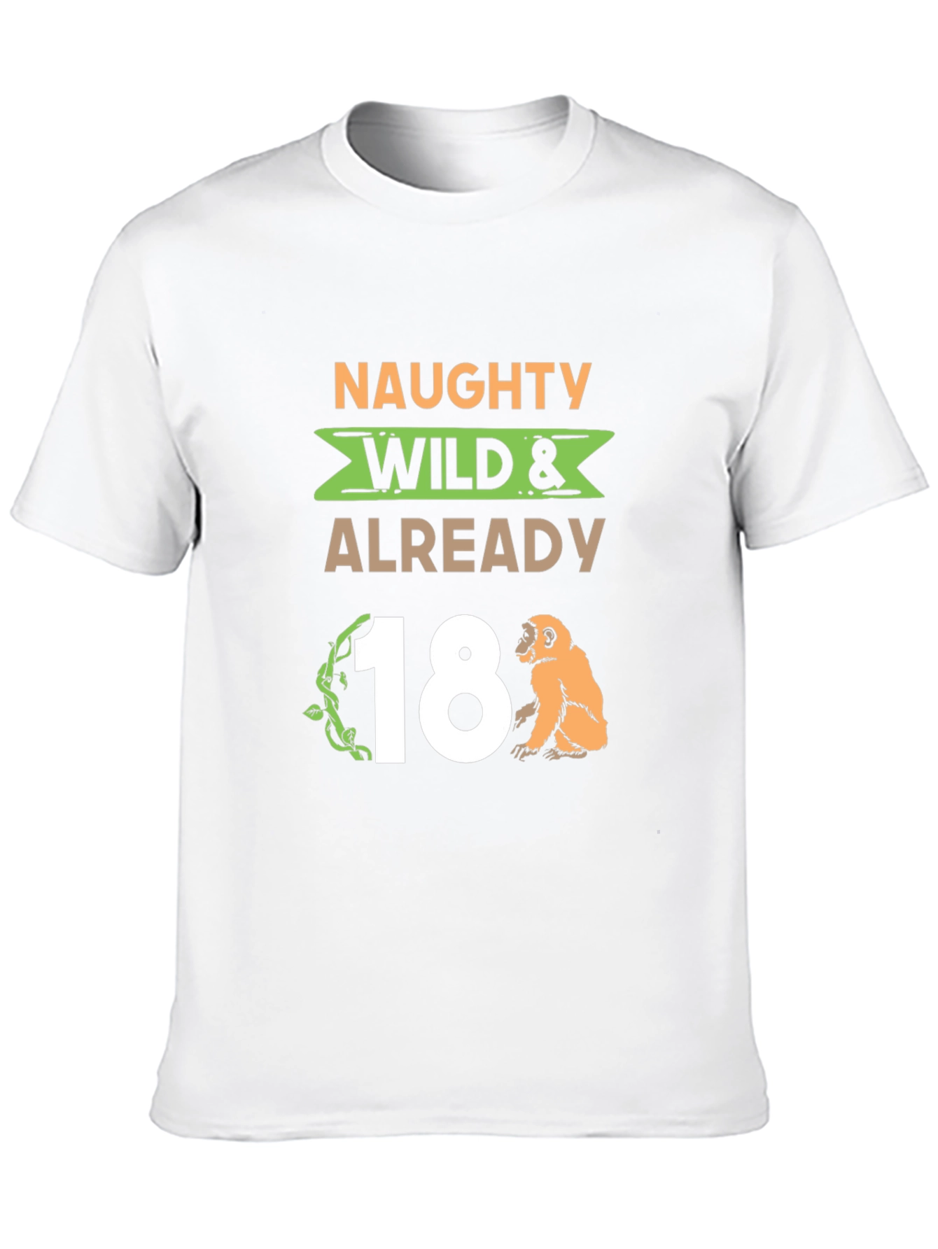Naughty Wild 18th Birthday Graphic Tee