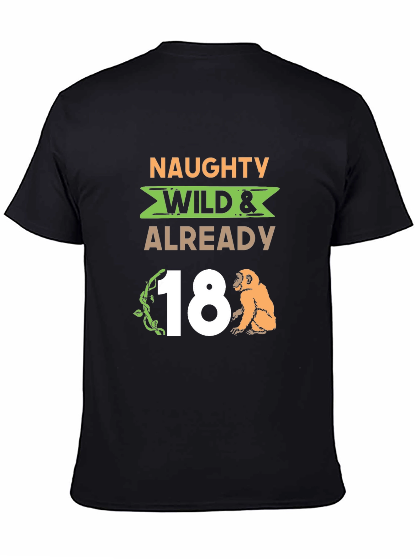 Naughty Wild 18th Birthday Graphic Tee