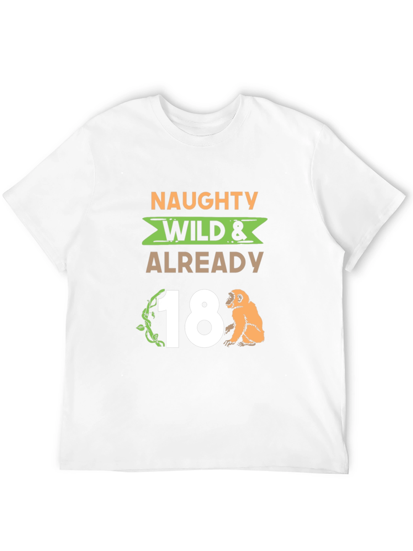Naughty Wild 18th Birthday Graphic Tee