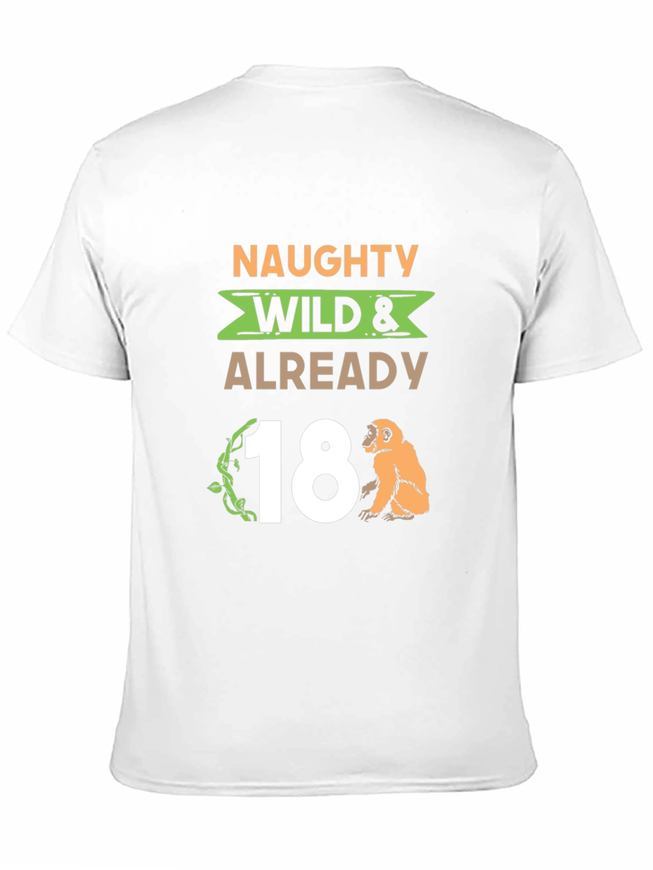 Naughty Wild 18th Birthday Graphic Tee