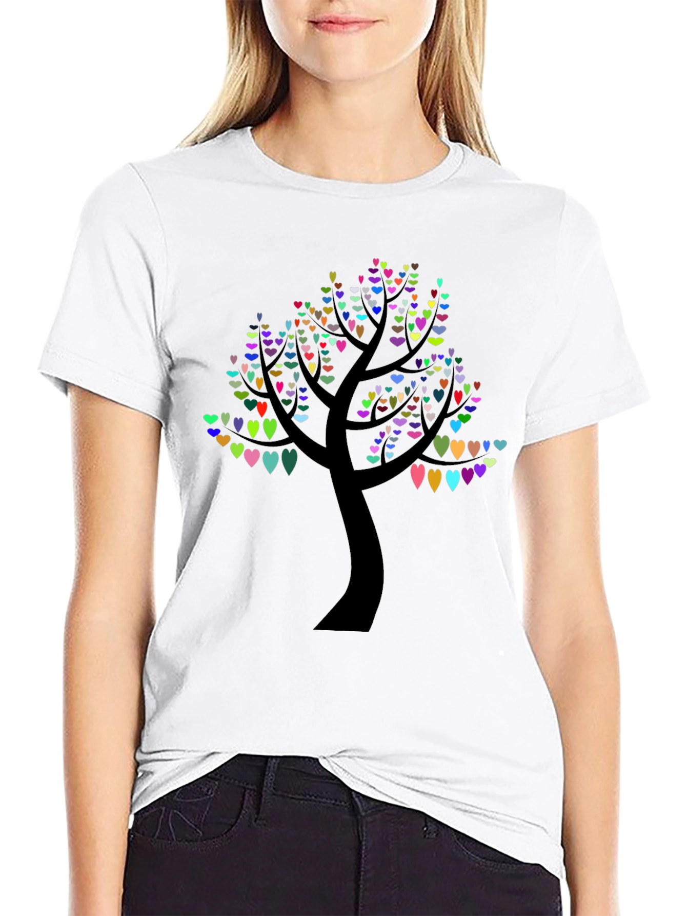 Heart Tree Graphic T-Shirt