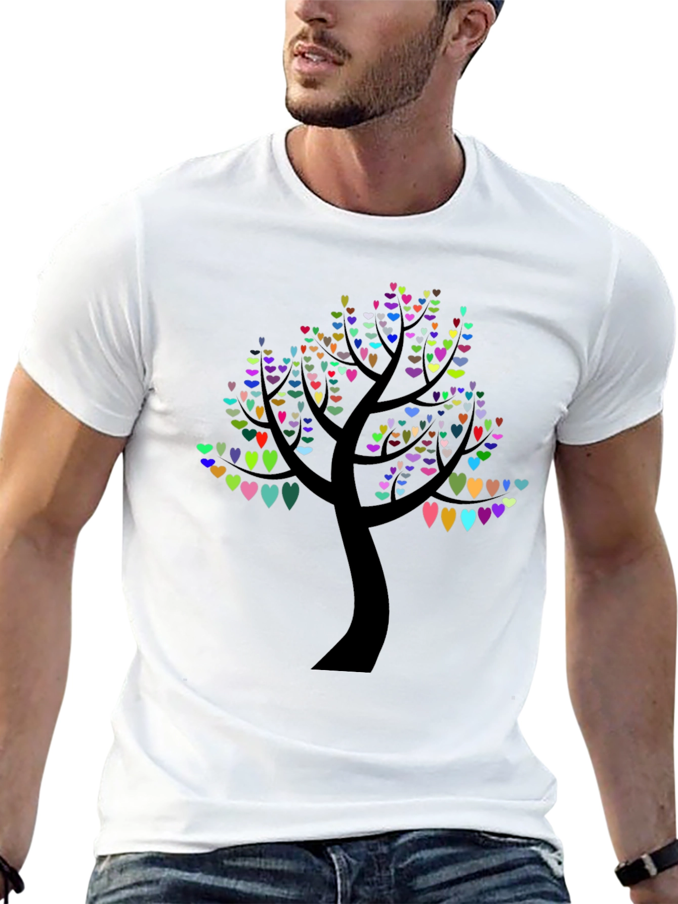 Heart Tree Graphic T-Shirt