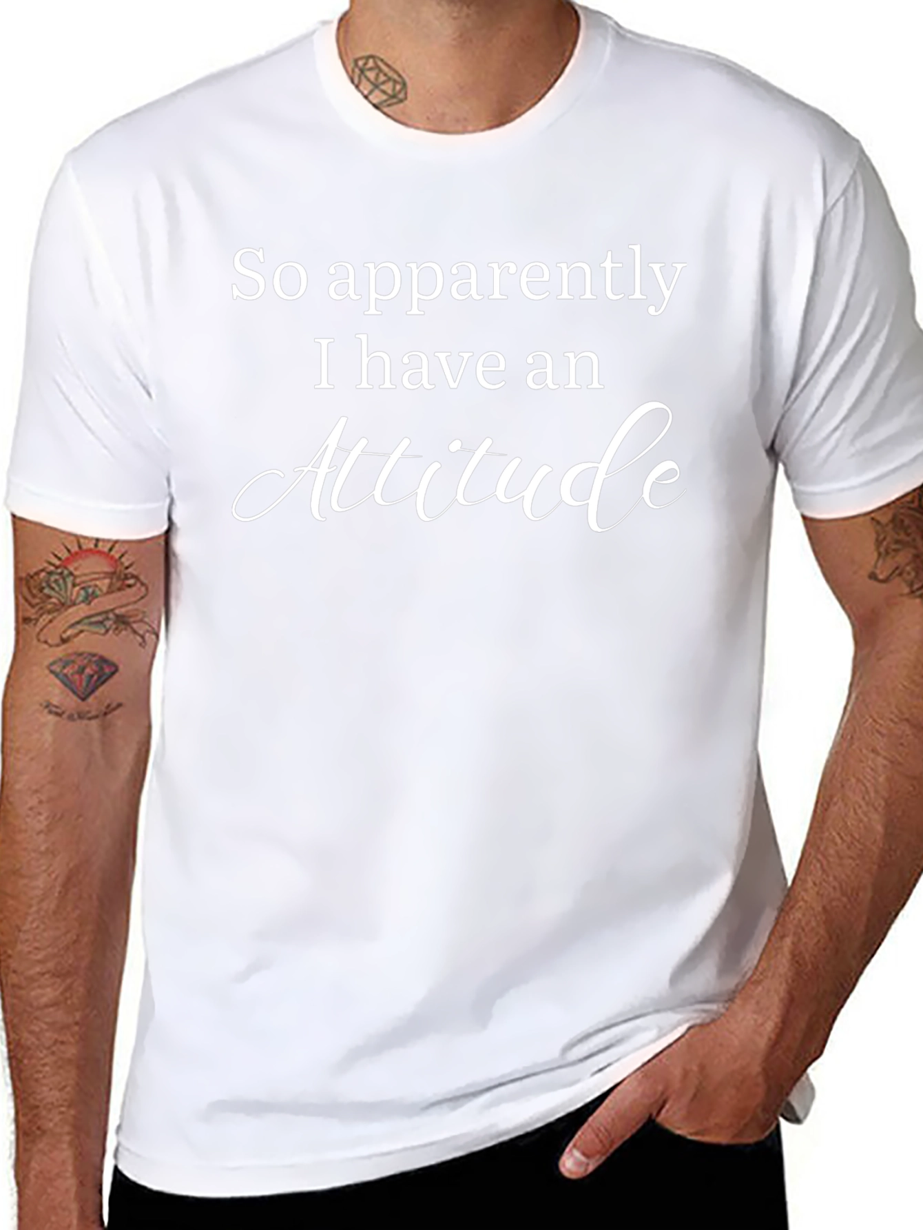 Attitude T-Shirt - Sarcastic Novelty Tee