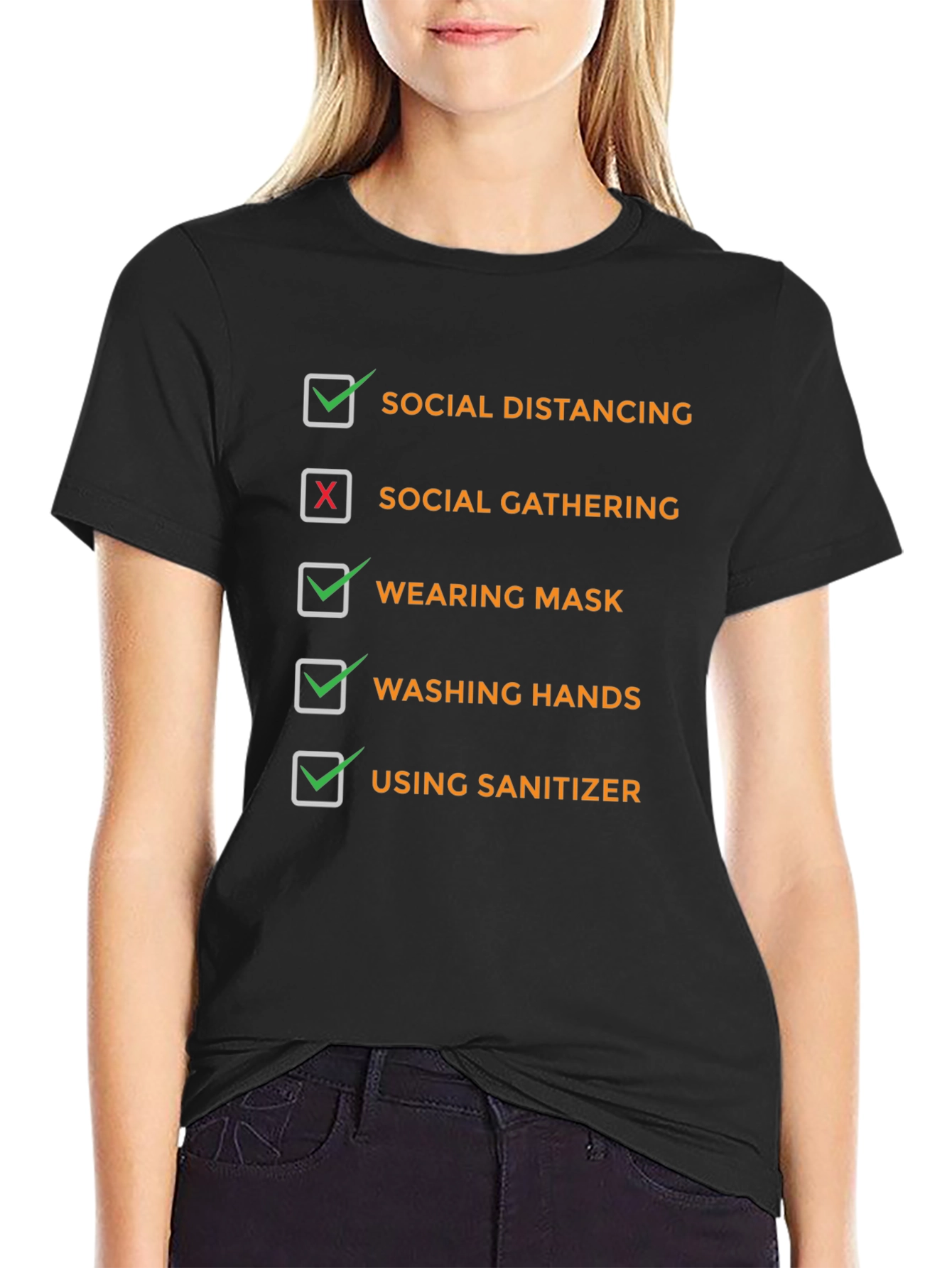 Social Distancing Graphic T-Shirt