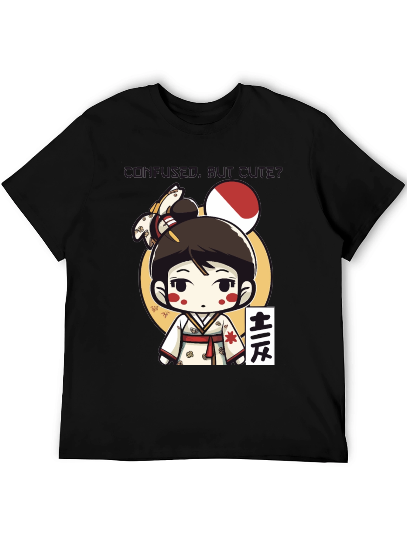 Kawaii Kimono Girl T-Shirt - Japanese Anime Style