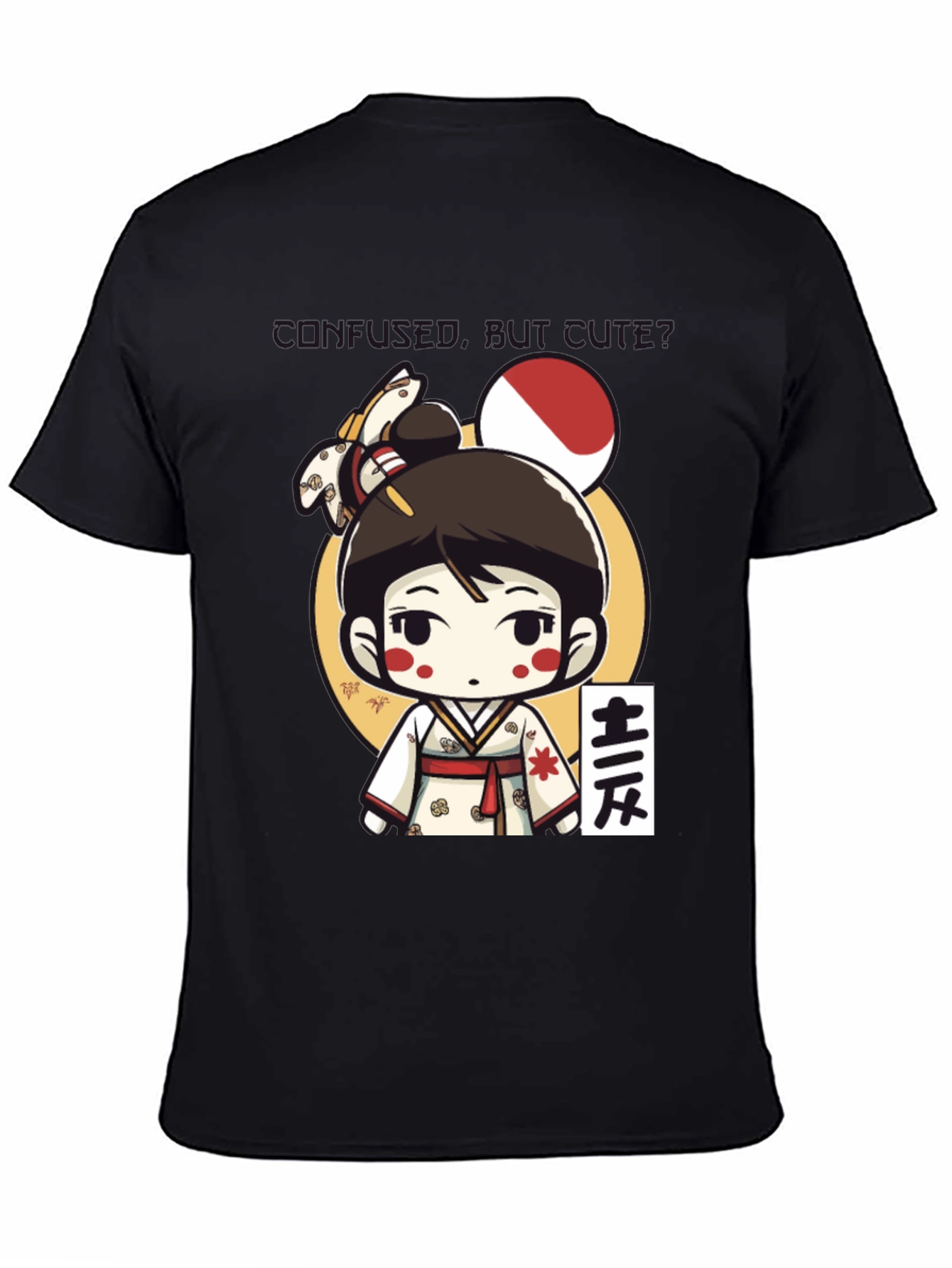 Kawaii Kimono Girl T-Shirt - Japanese Anime Style