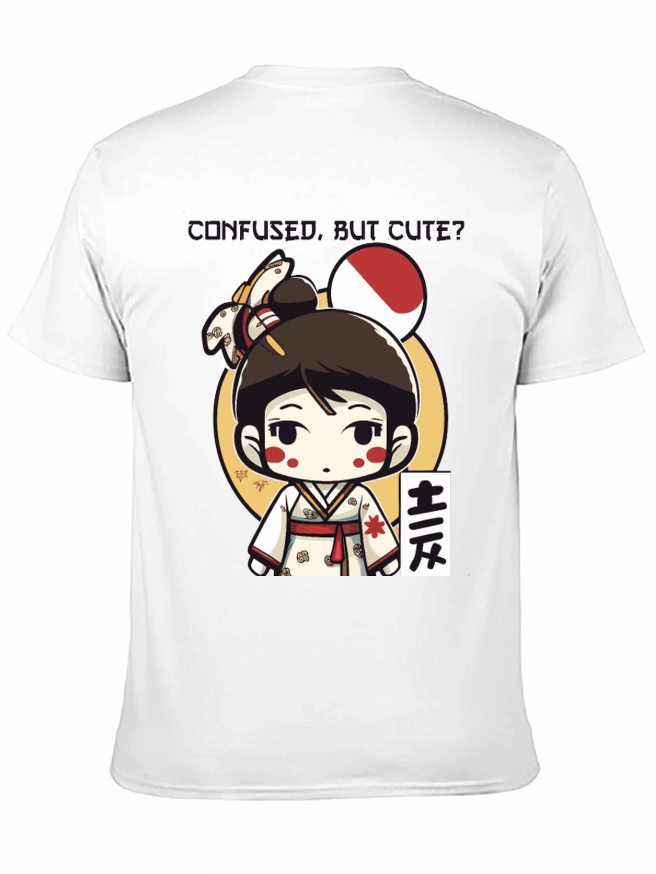 Kawaii Kimono Girl T-Shirt - Japanese Anime Style
