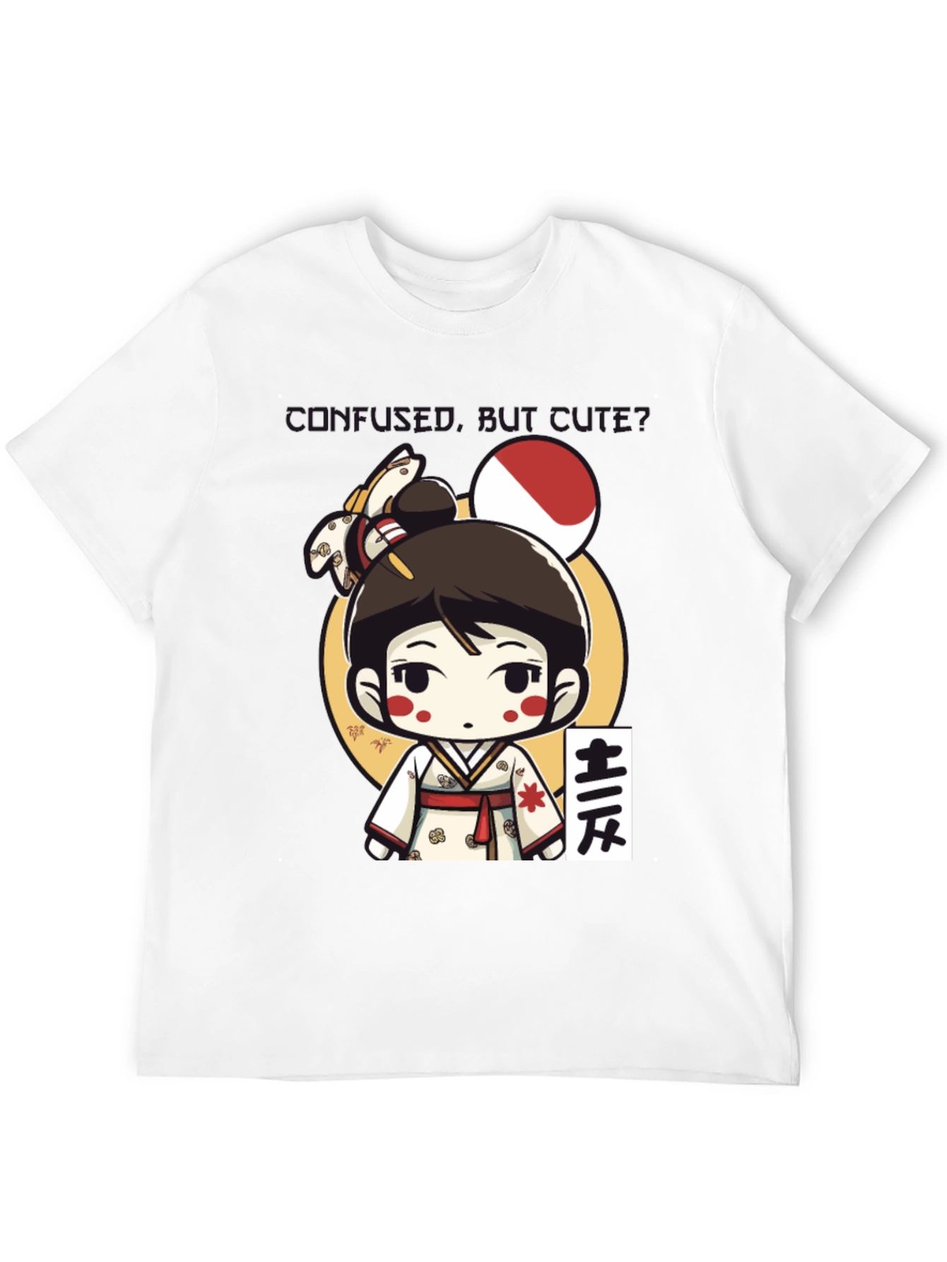 Kawaii Kimono Girl T-Shirt - Japanese Anime Style