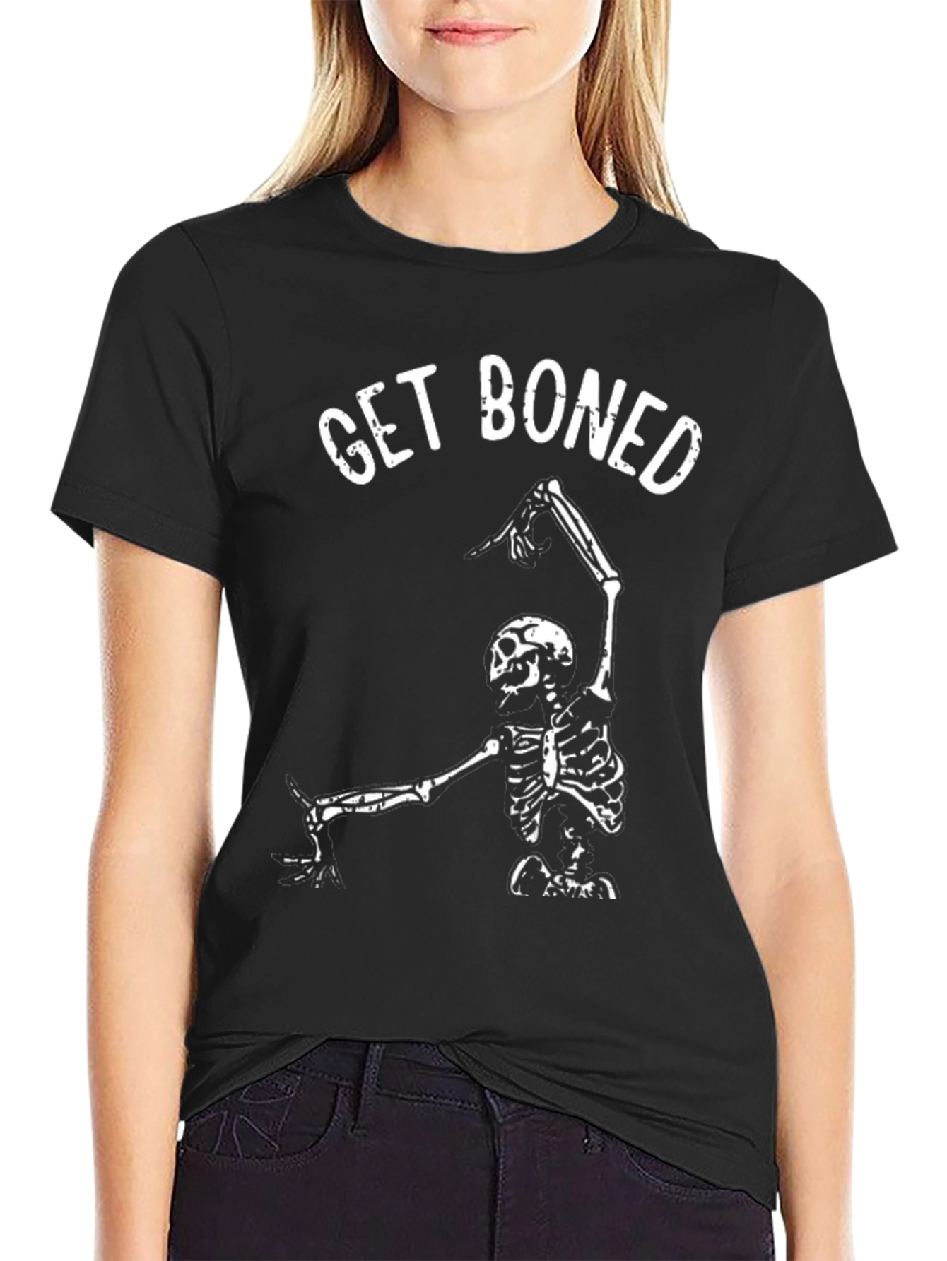 Get Boned Skeleton T-Shirt - Halloween Apparel