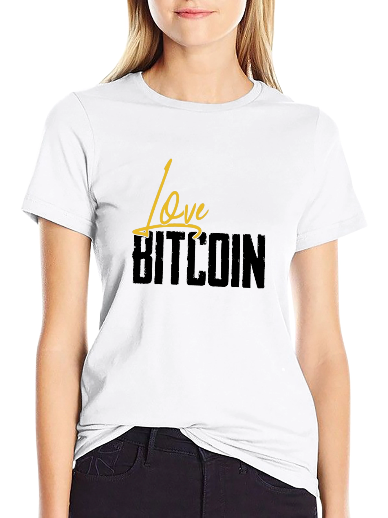 Love Bitcoin Graphic T-Shirt - Crypto Fashion