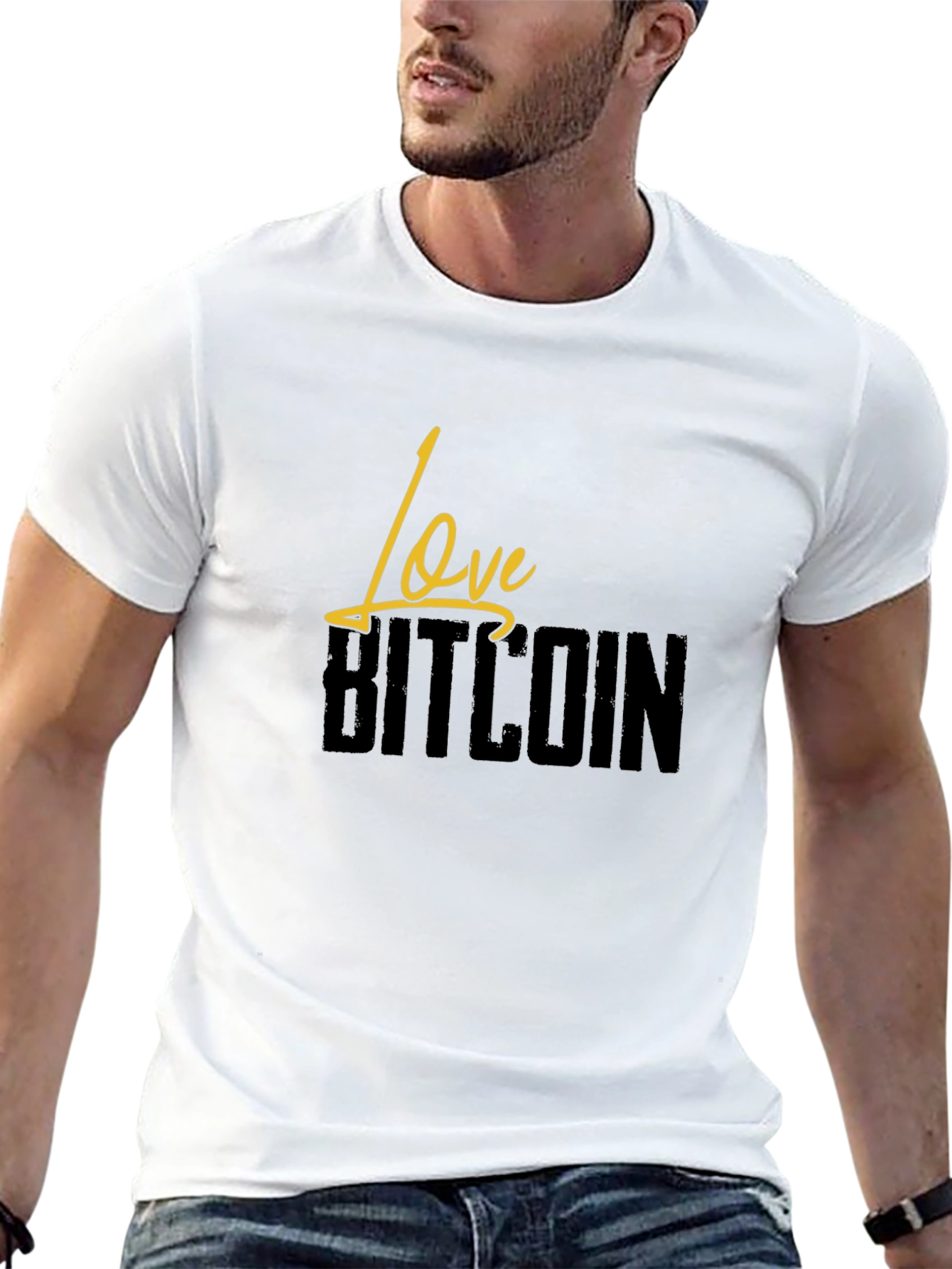 Love Bitcoin Graphic T-Shirt - Crypto Fashion