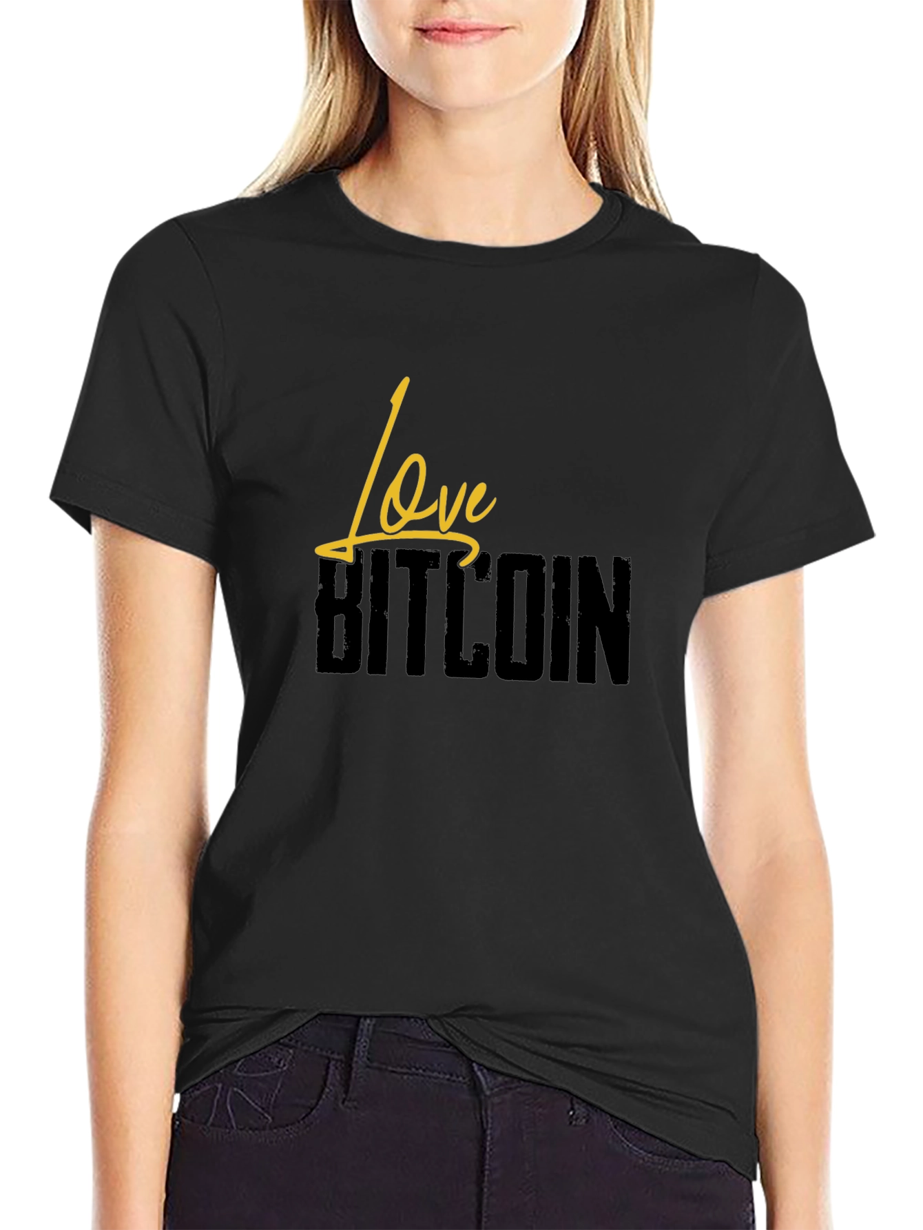 Love Bitcoin Graphic T-Shirt - Crypto Fashion