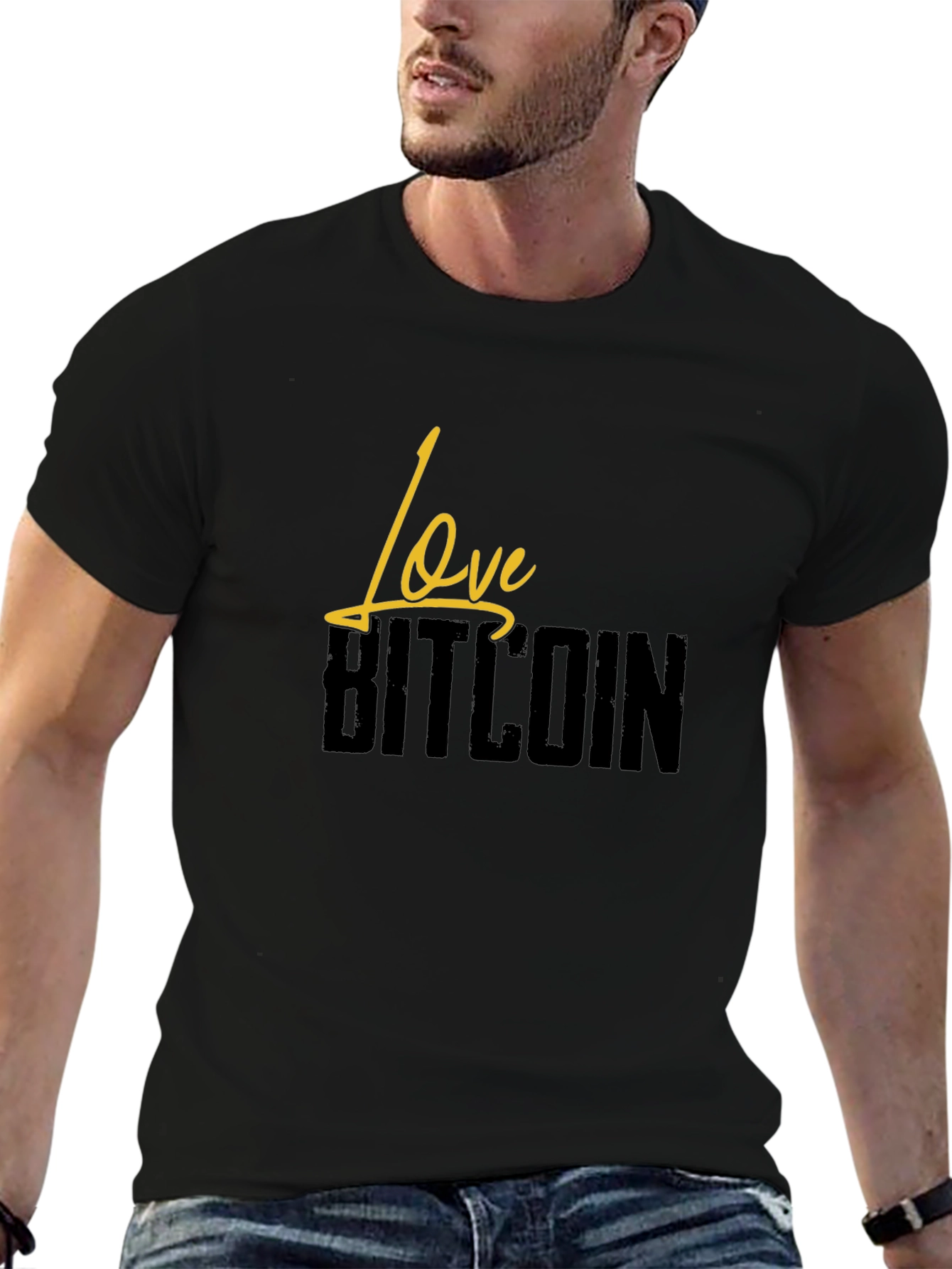 Love Bitcoin Graphic T-Shirt - Crypto Fashion