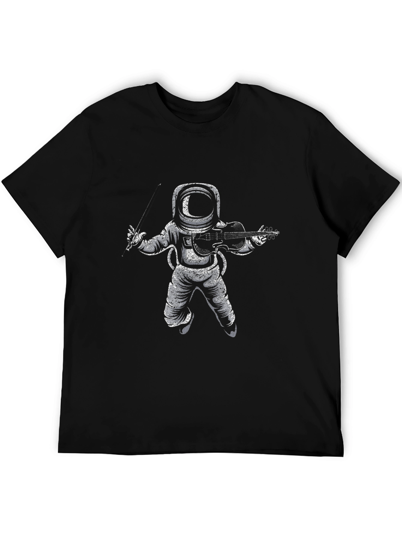 Astronaut Violinist Graphic T-Shirt