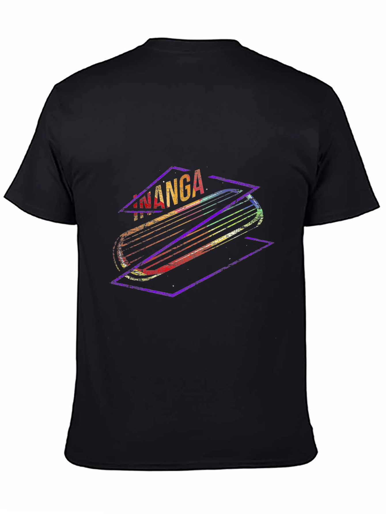 Retro Rainbow Guitarist T-Shirt