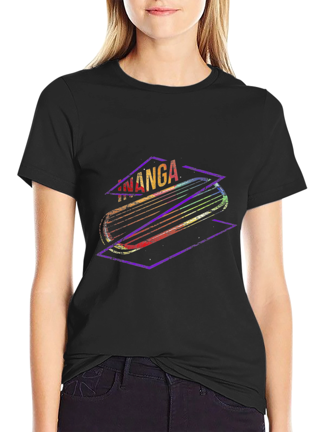 Retro Rainbow Guitarist T-Shirt
