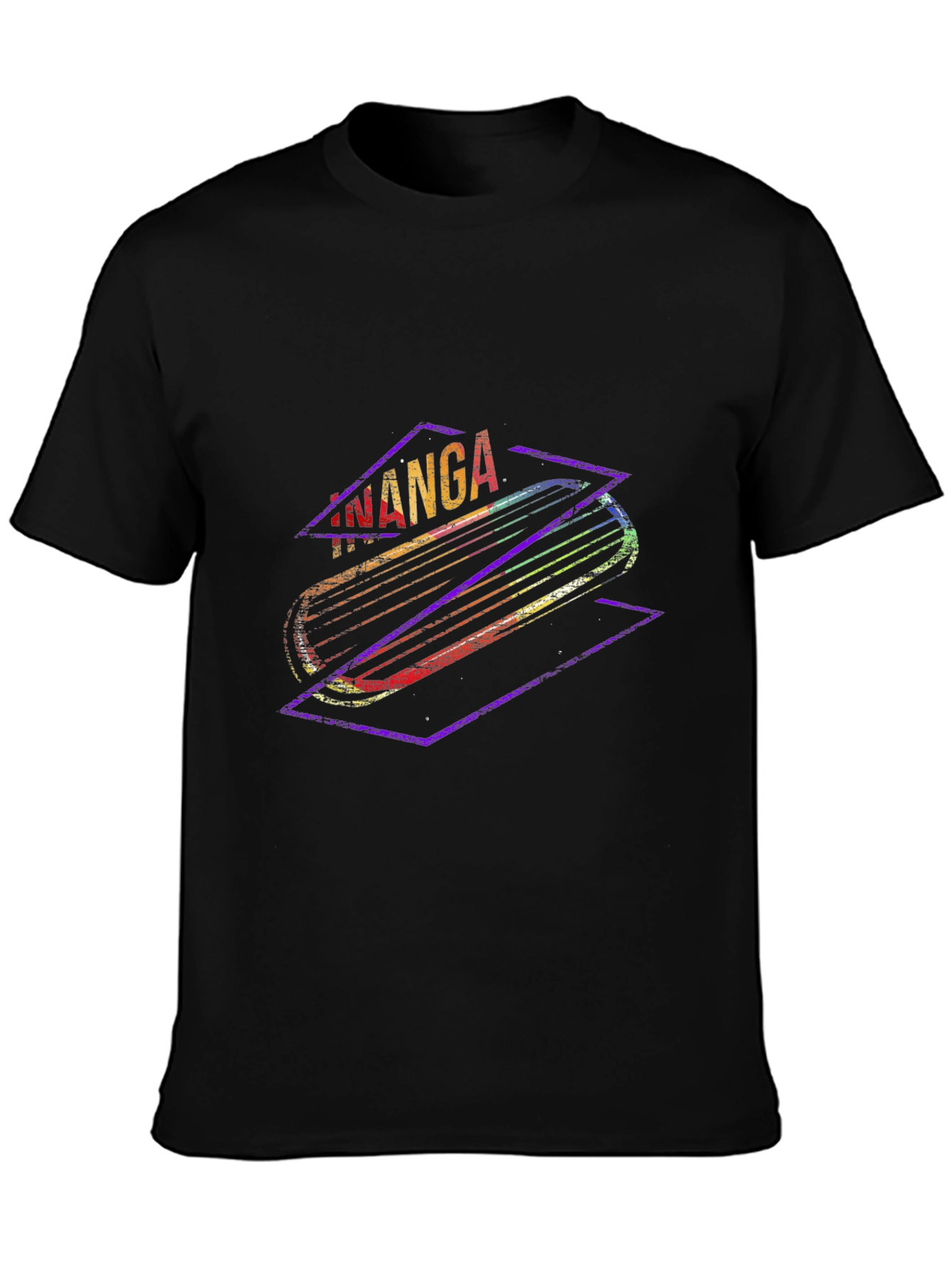 Retro Rainbow Guitarist T-Shirt