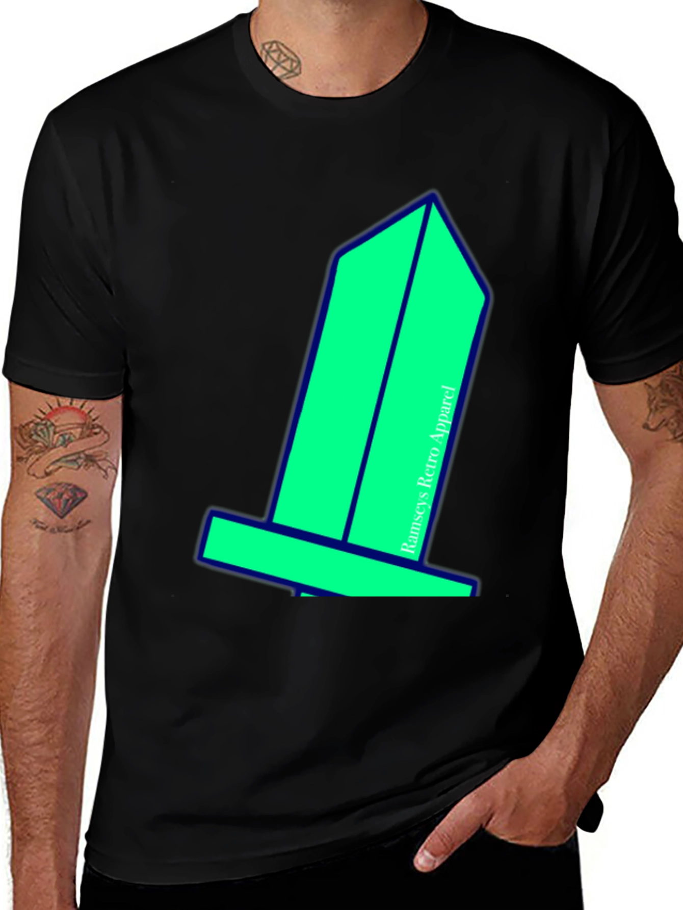 Retro Geometric T-Shirt - Modern Style