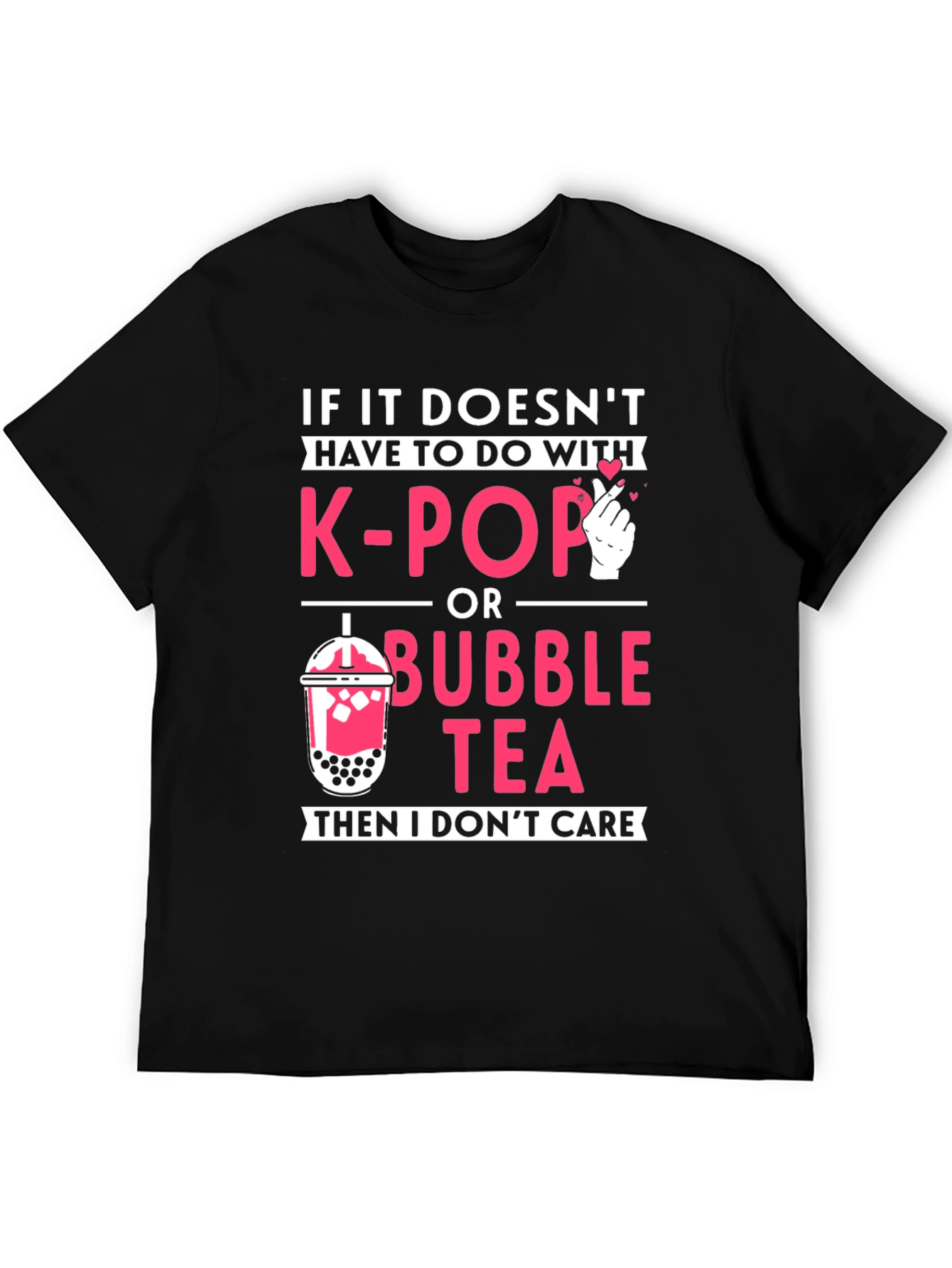 K-Pop & Bubble Tea T-Shirt - Funny Novelty Tee