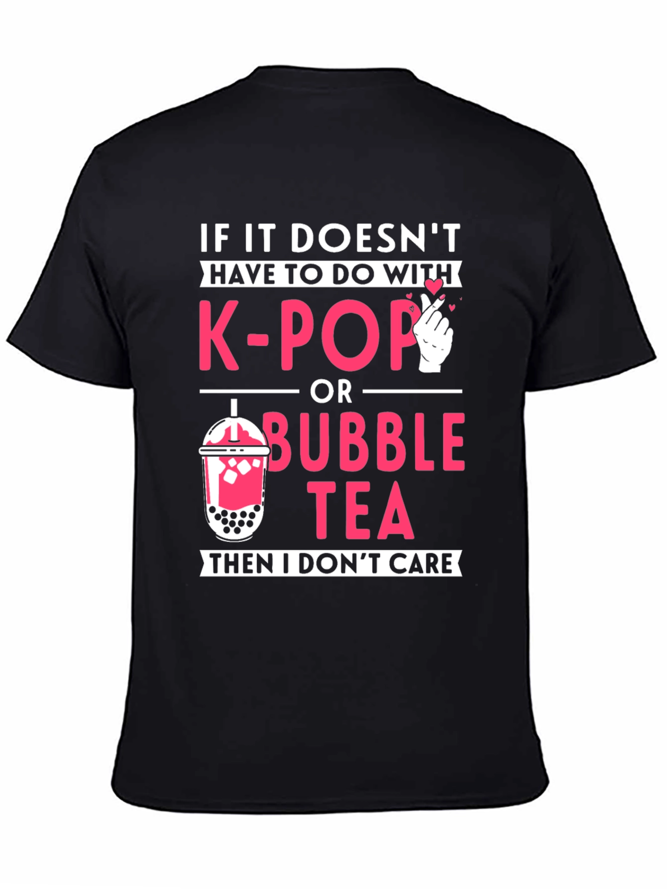 K-Pop & Bubble Tea T-Shirt - Funny Novelty Tee