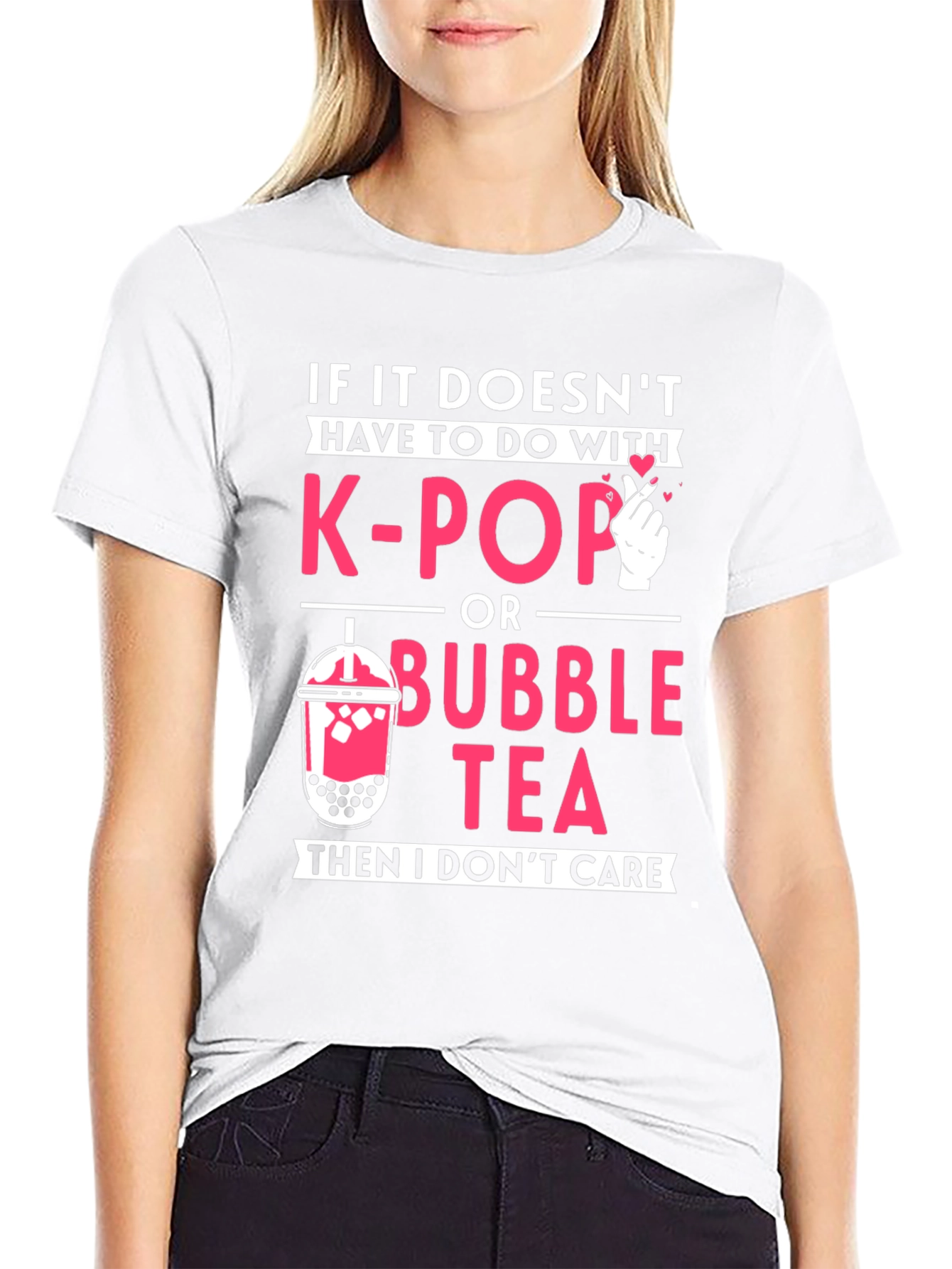 K-Pop & Bubble Tea T-Shirt - Funny Novelty Tee