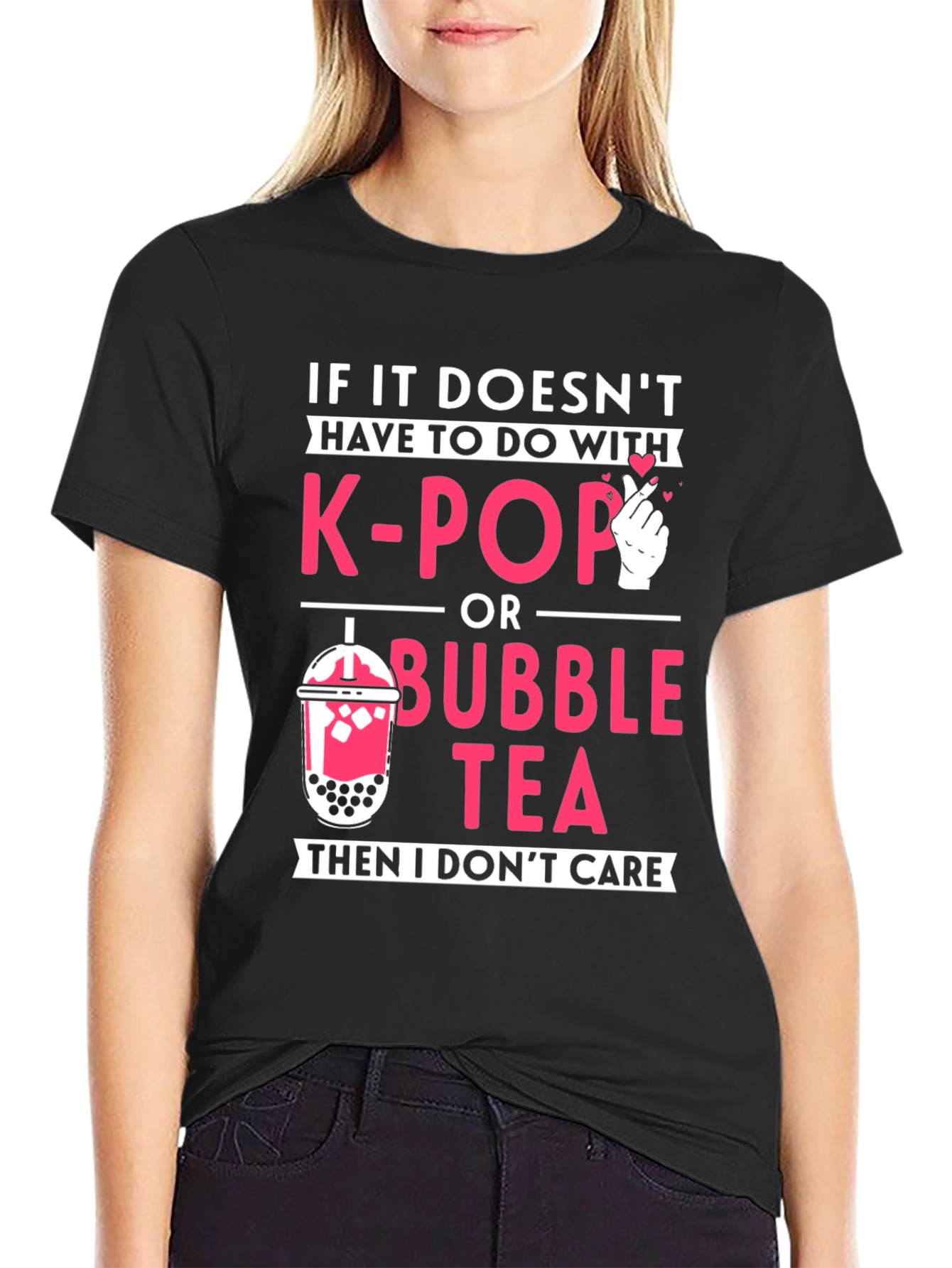 K-Pop & Bubble Tea T-Shirt - Funny Novelty Tee